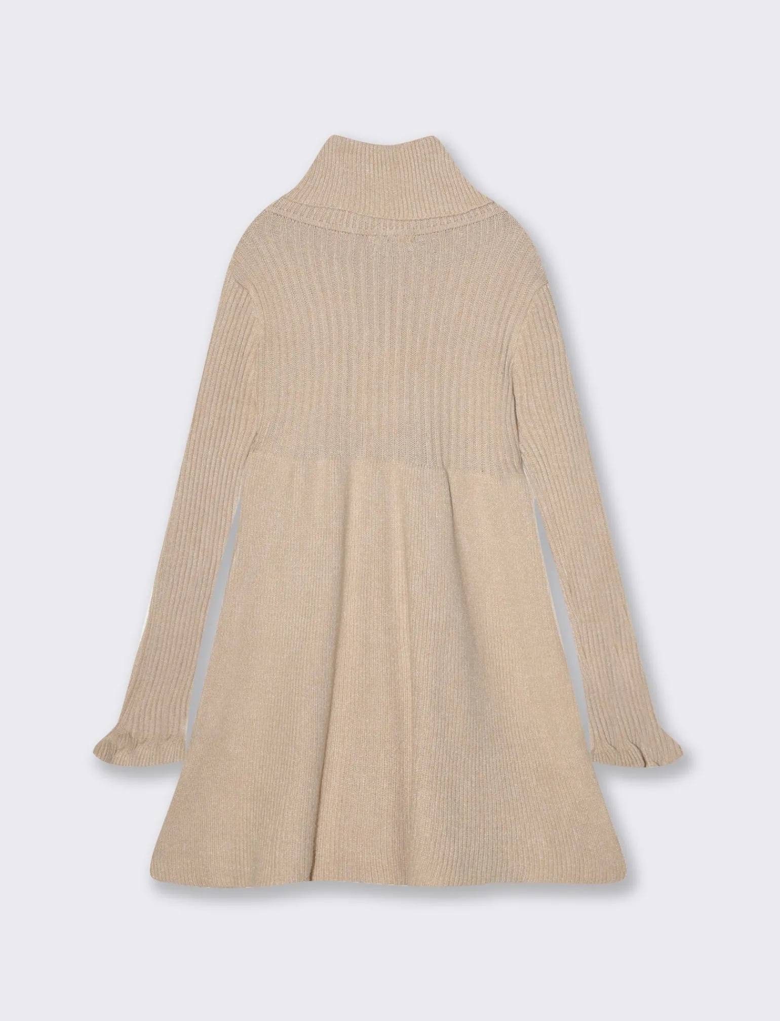 Piazza Italia Bambina | Abiti E Tute<Abito da bambina in maglieria con accessorio-collana. - Marrone tabacco