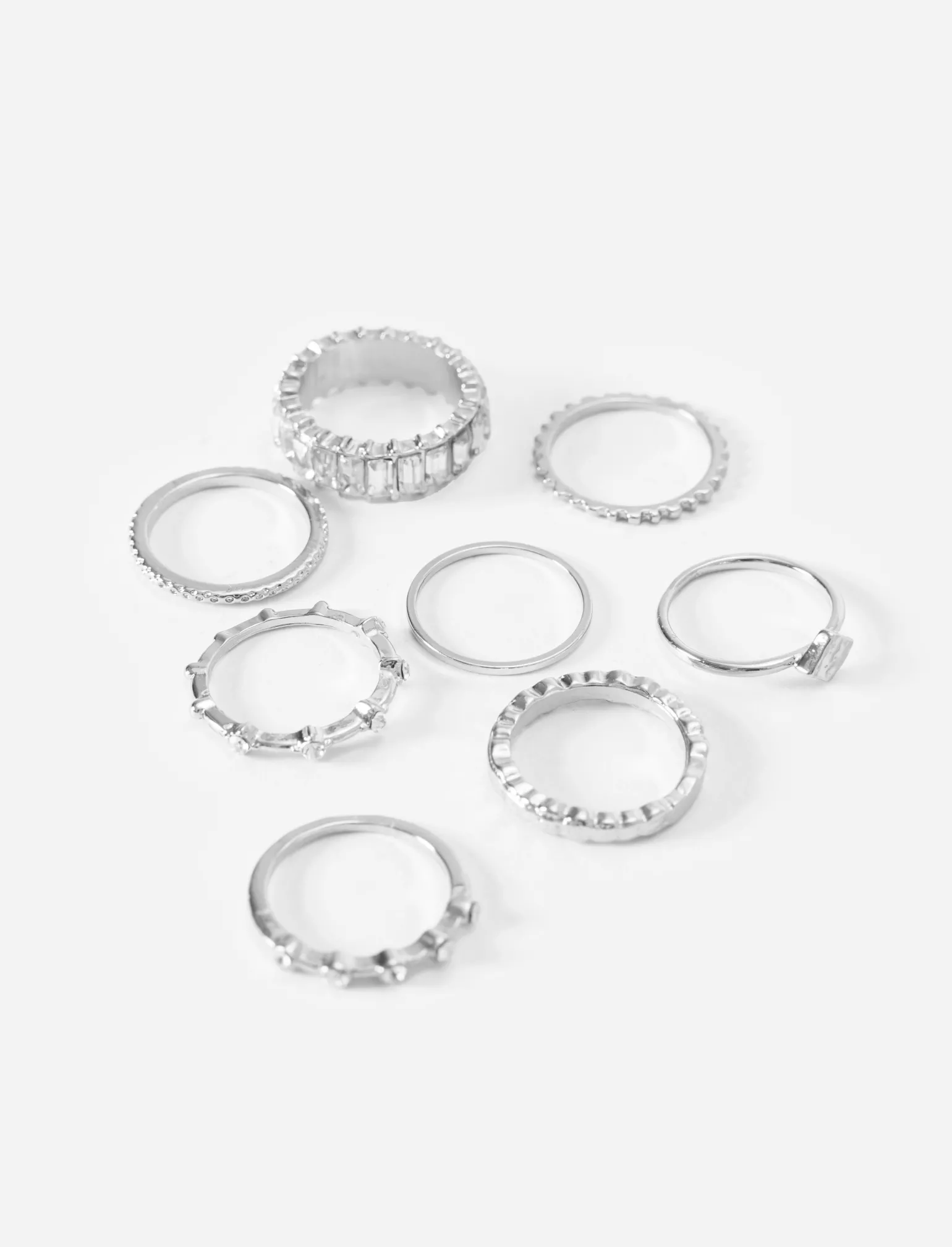 Donna Piazza Italia Donna<Anelli da donna multicard con strass -