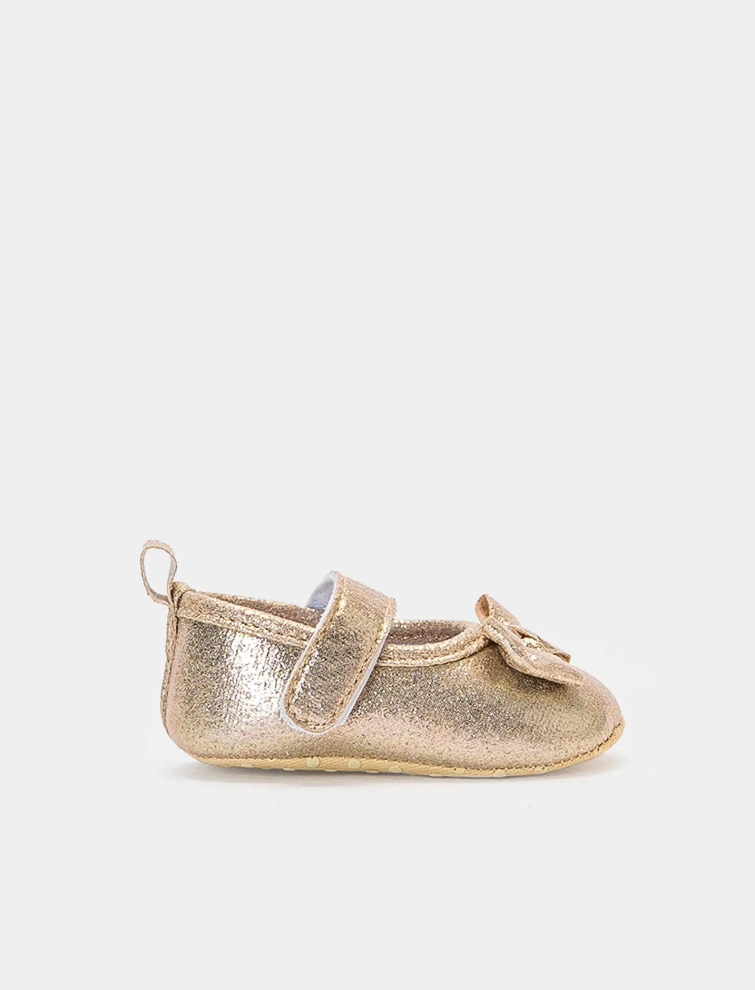 Piazza Italia Scarpe<Ballerina in tessuto dorato con fiocco e suola antiscivolo - Oro