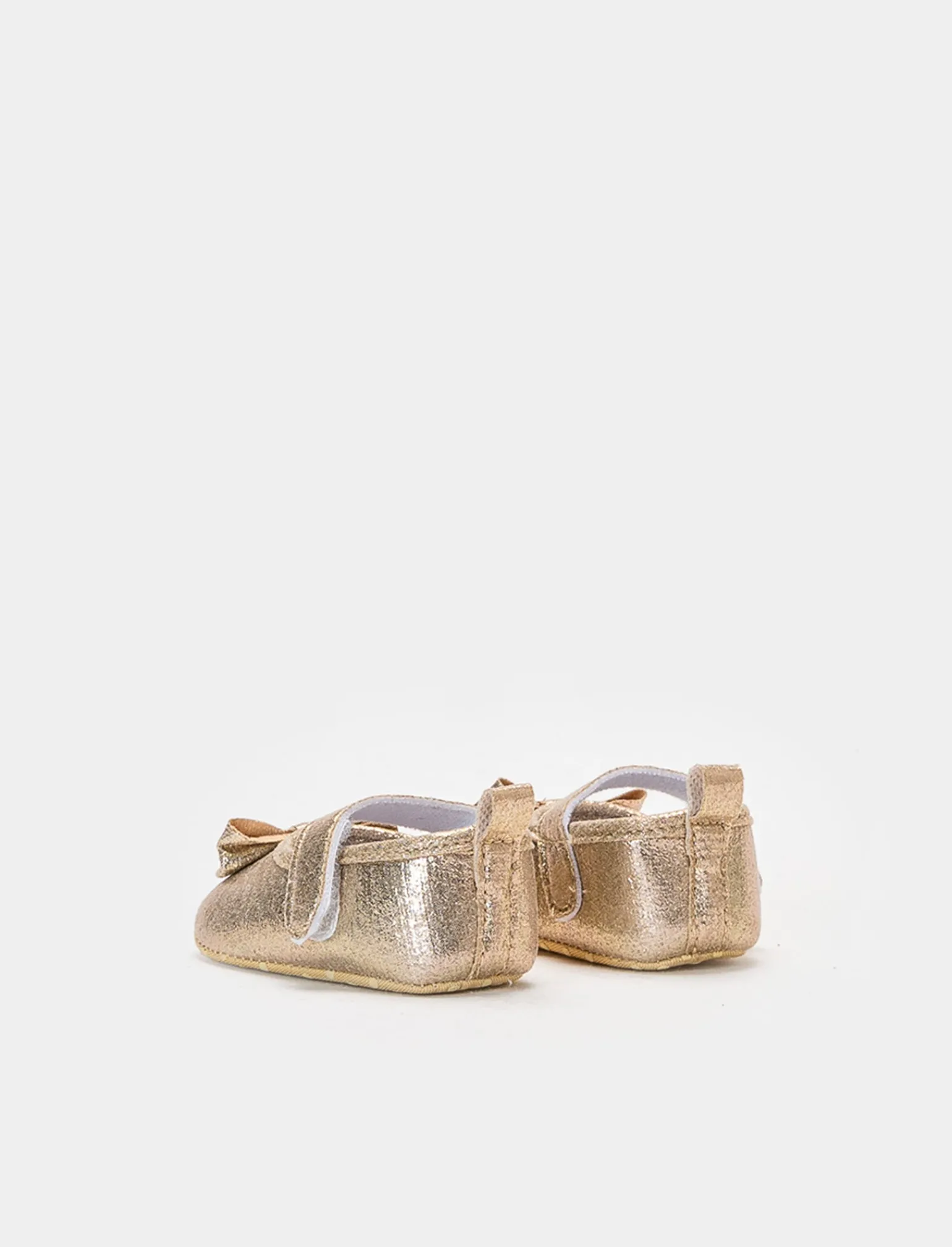 Piazza Italia Scarpe<Ballerina in tessuto dorato con fiocco e suola antiscivolo - Oro