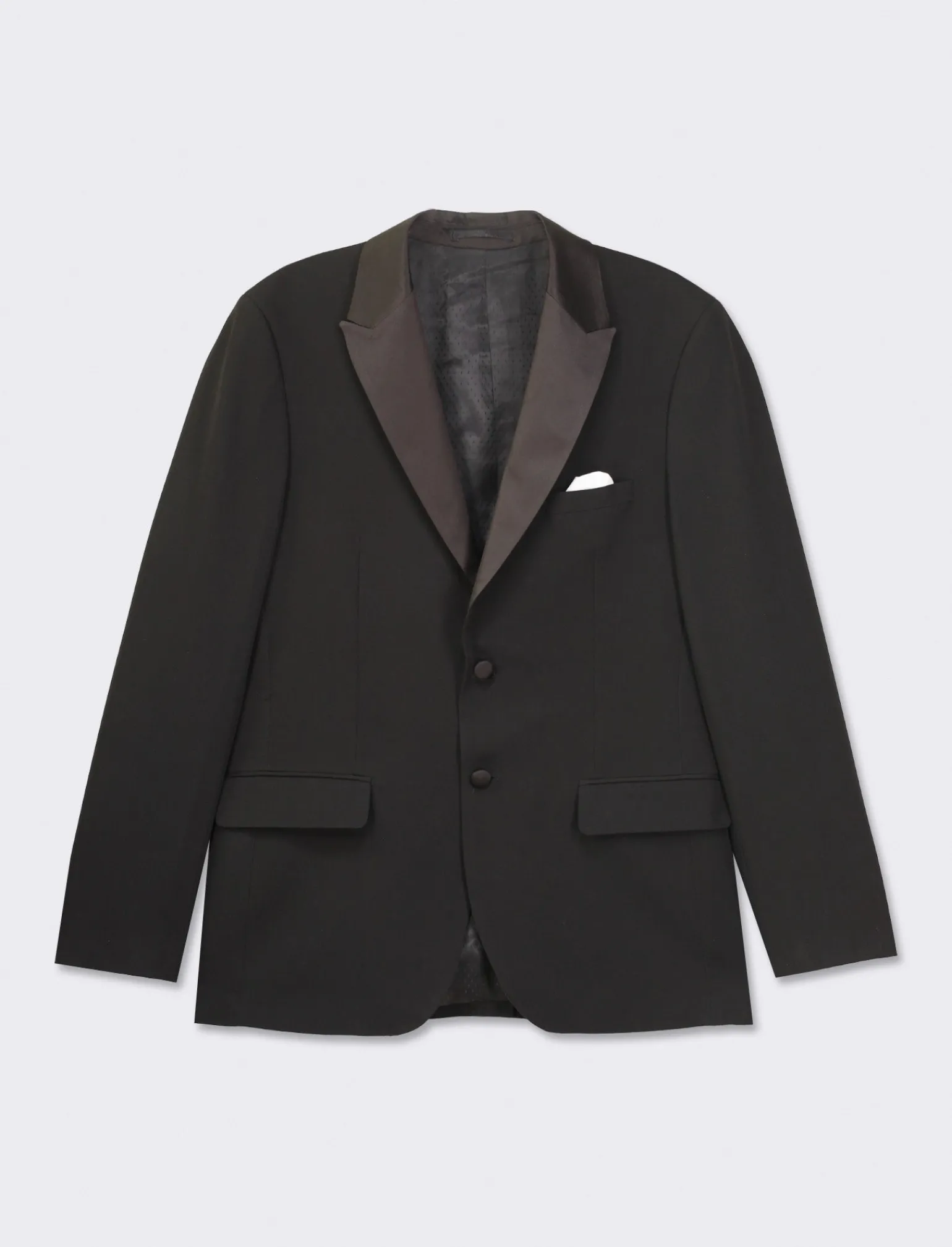 Uomo Piazza Italia Uomo | Giacche<Blazer da smoking con colletto a revers in raso -