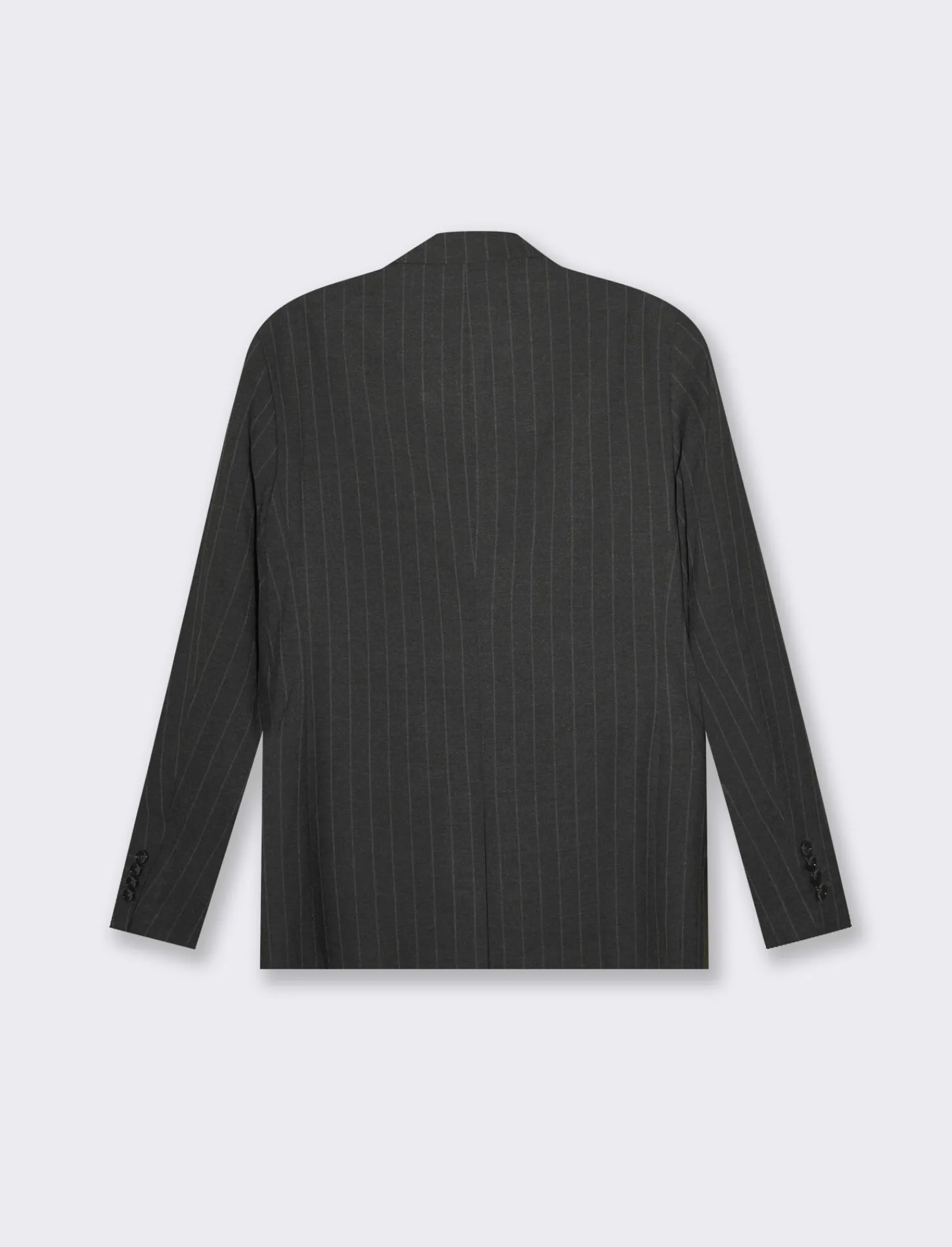 Uomo Piazza Italia Uomo | Giacche<Blazer in tessuto fantasia gessata con colletto a revers classici - Antracite melange