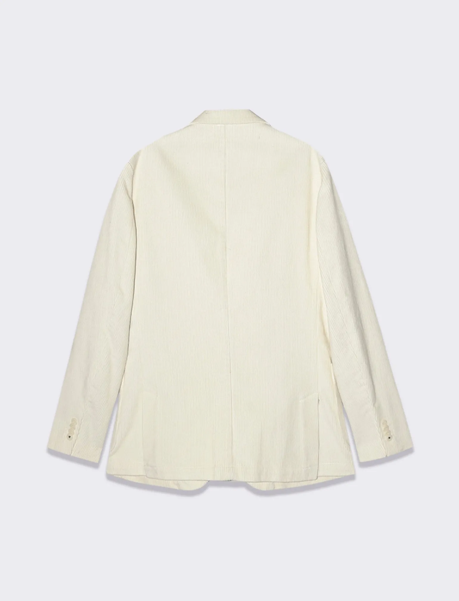 Uomo Piazza Italia Uomo | Giacche<Blazer in velluto, formal fit con rever classico - Beige ecru