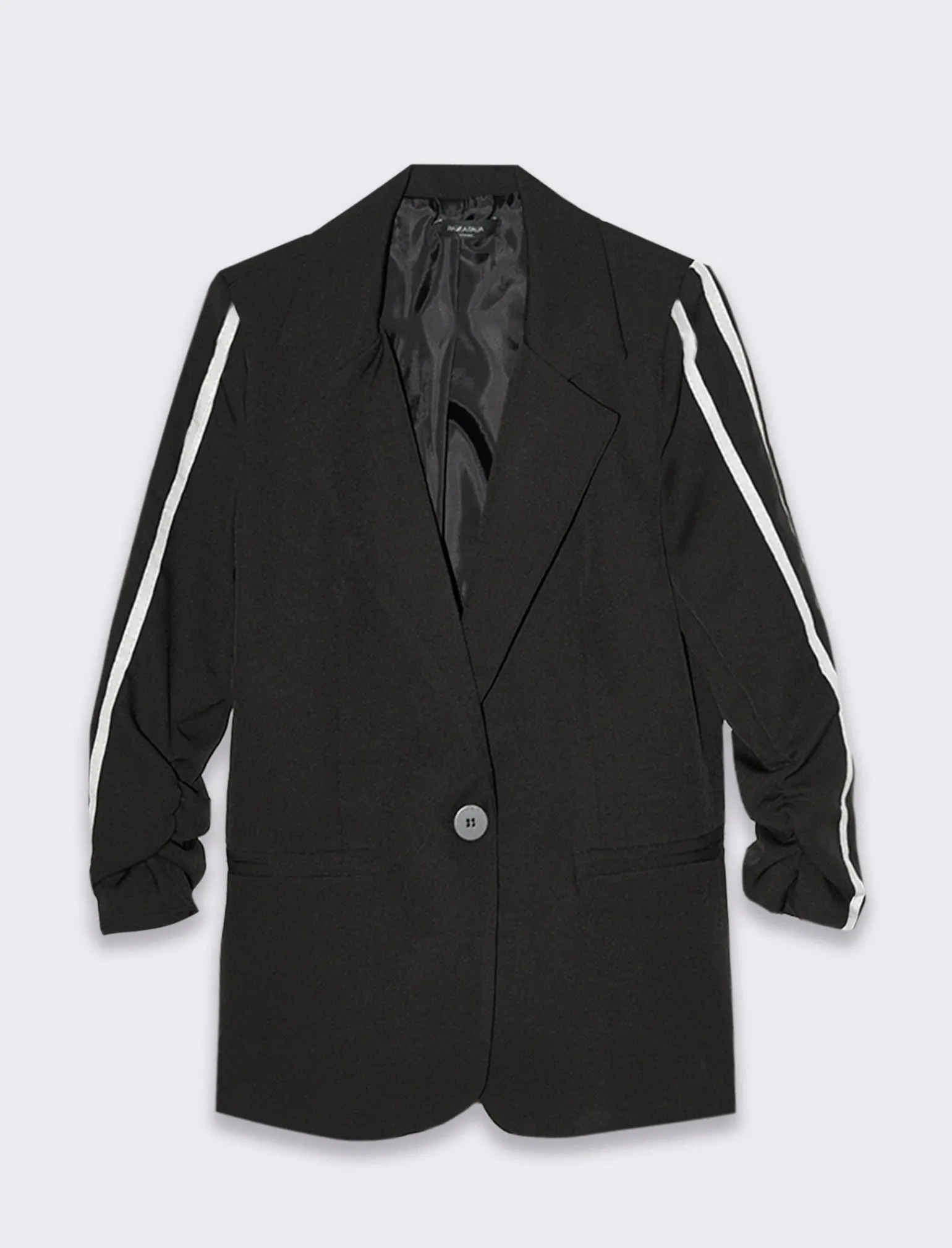 Donna Piazza Italia Giacche E Blazer<Blazer manica a 3/4 chiusura con bottone e tasche a taglio vivo -