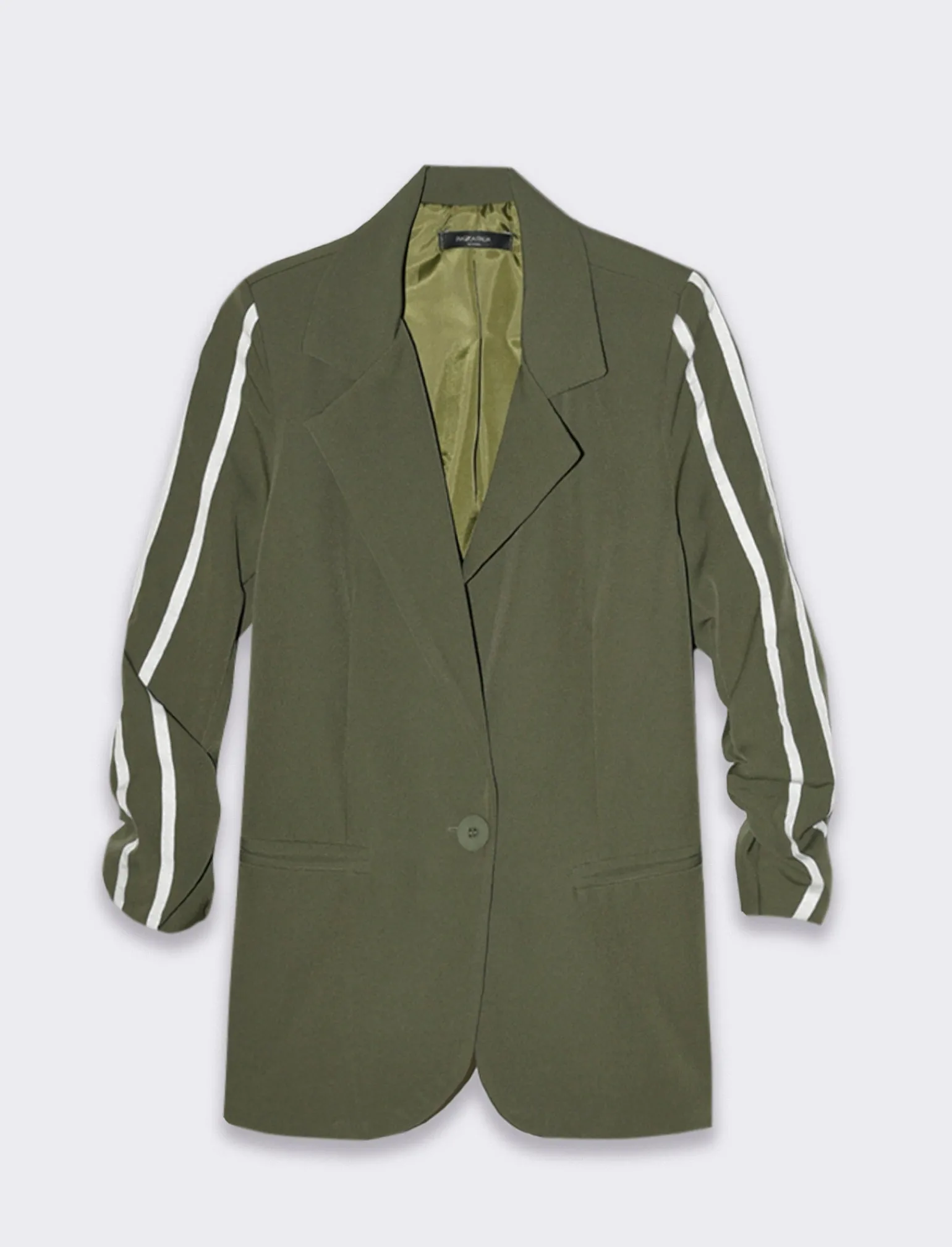 Donna Piazza Italia Giacche E Blazer<Blazer manica a 3/4 chiusura con bottone e tasche a taglio vivo -
