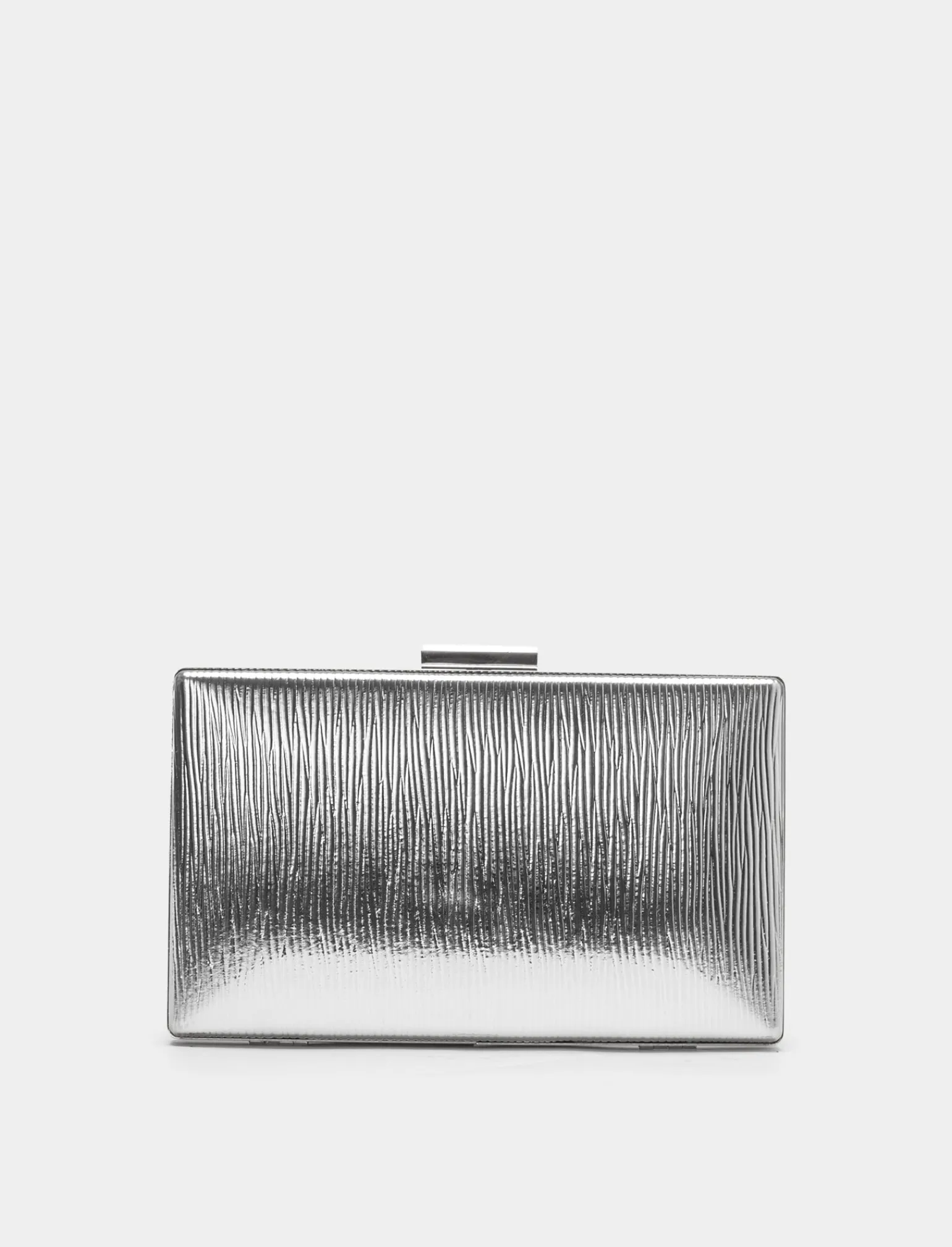 Donna Piazza Italia Donna | Borse E Zaini<Borsa da donna clutch in pvc effetto plissè con tracolla a catena -