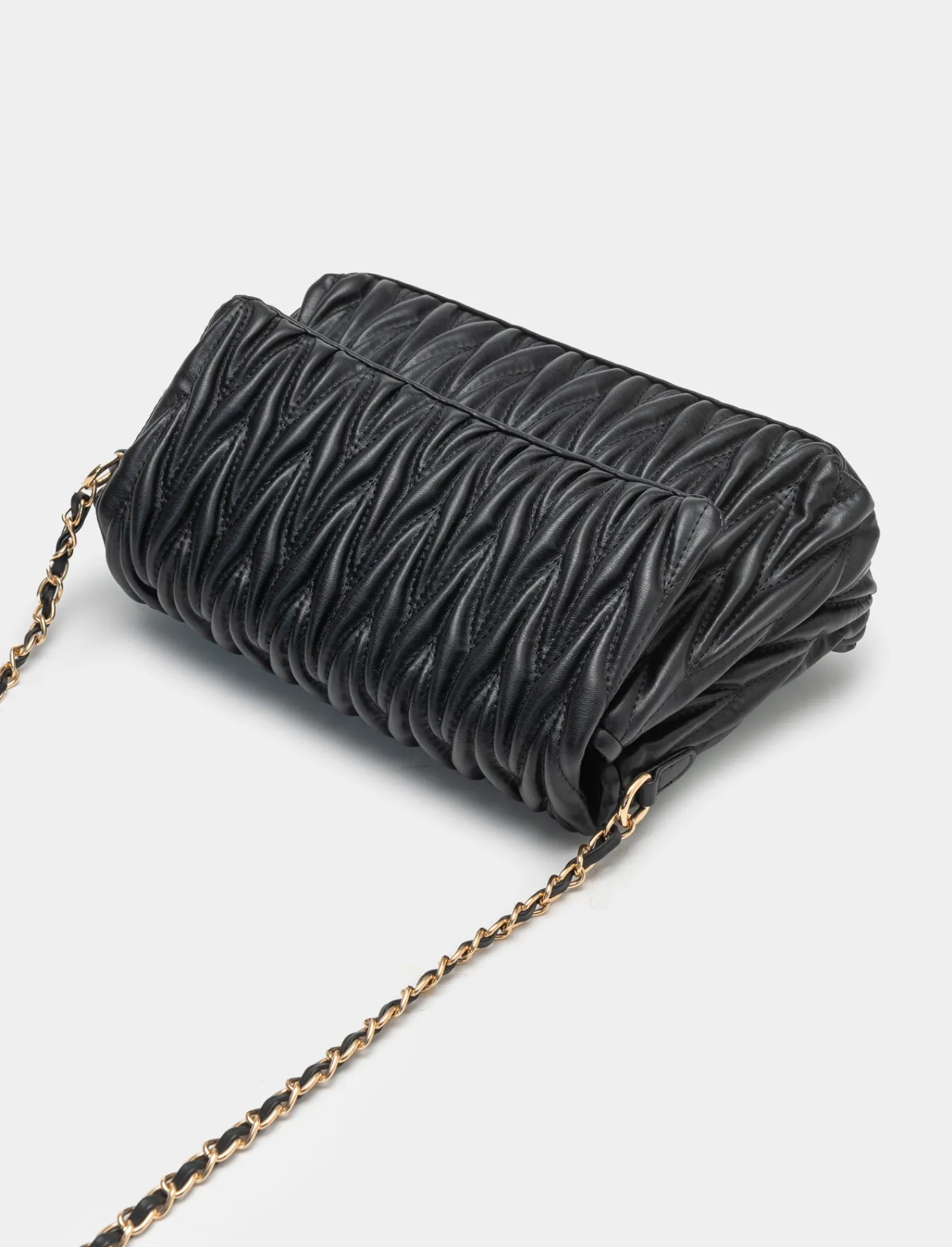 Donna Piazza Italia Donna | Borse E Zaini<Borsa da donna goffrata con patta e tracolla -