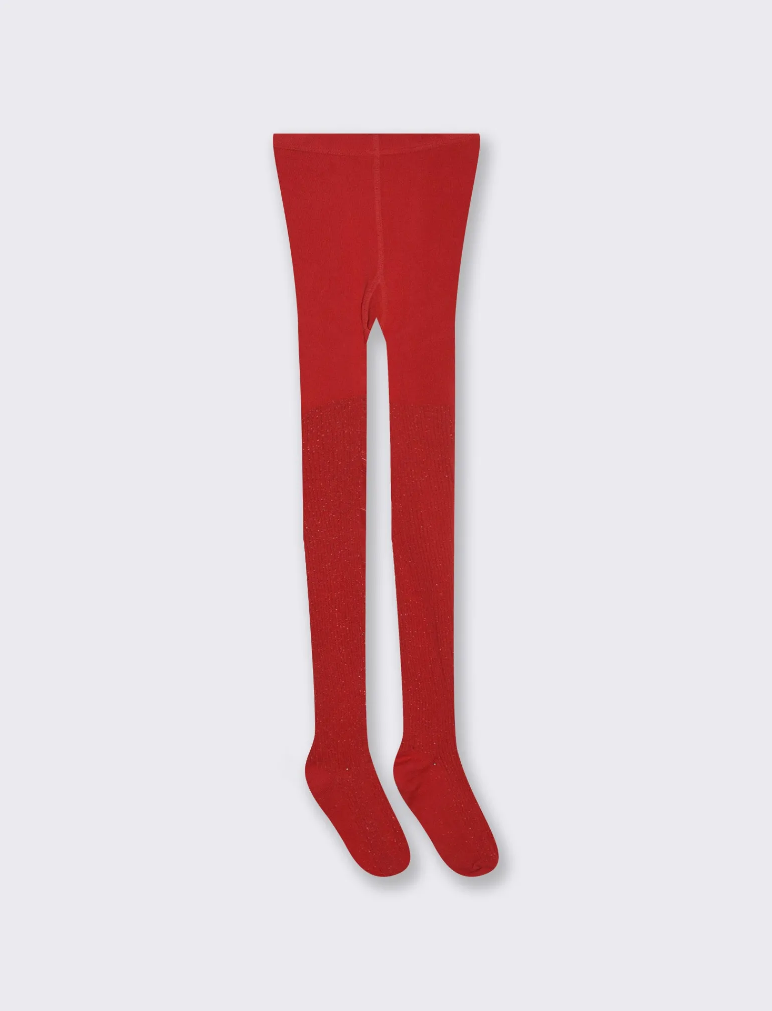 Piazza Italia Leggings E Jogger | Leggings E Jogger<Calza con filo lamè da bambina - Rosso