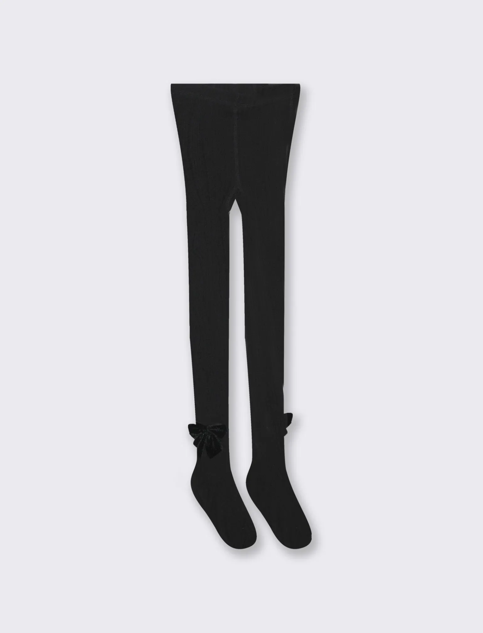 Piazza Italia Leggings E Jogger | Leggings E Jogger<Calze da bambina con fiocco - Nero