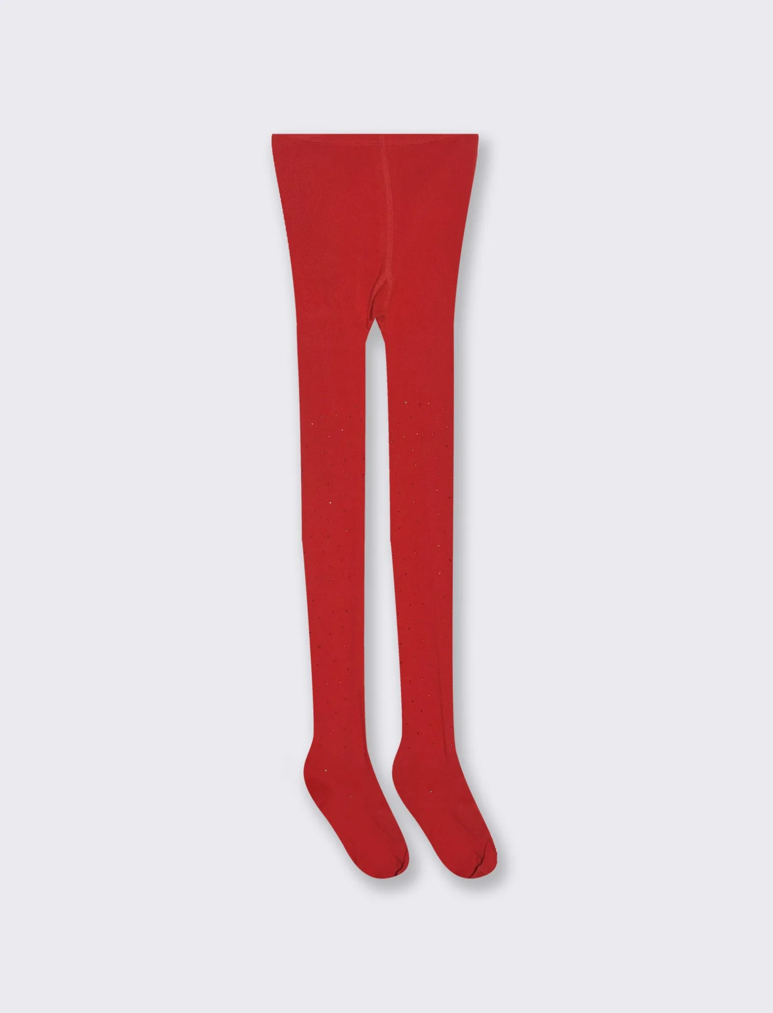 Piazza Italia Leggings E Jogger | Leggings E Jogger<Calze da bambina con strass - Rosso