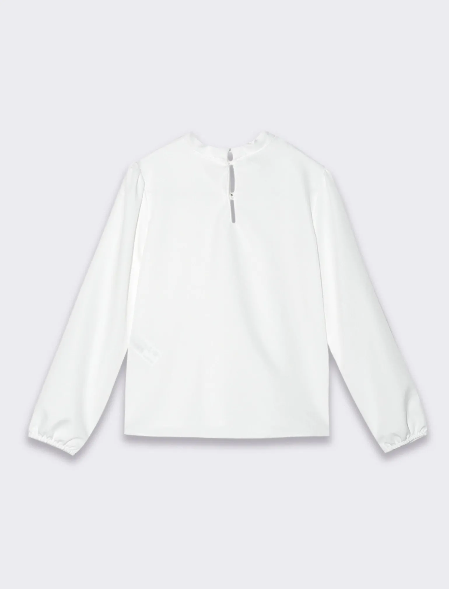 Piazza Italia Bambina | Camicie E Bluse<Camicia con increspatura alle spalle e scollo con fiocco annodato -