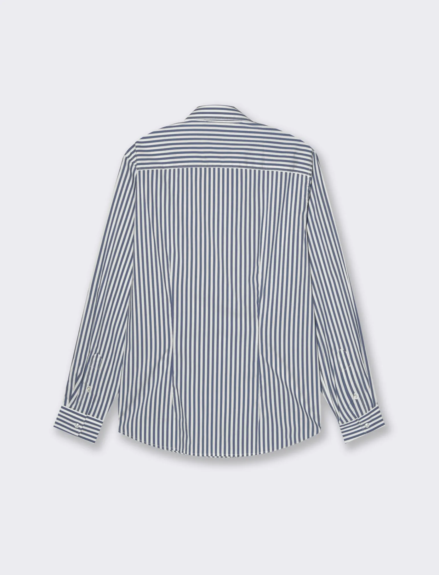 Uomo Piazza Italia Uomo | Camicie<Camicia fantasia a righe con collo francese - ette