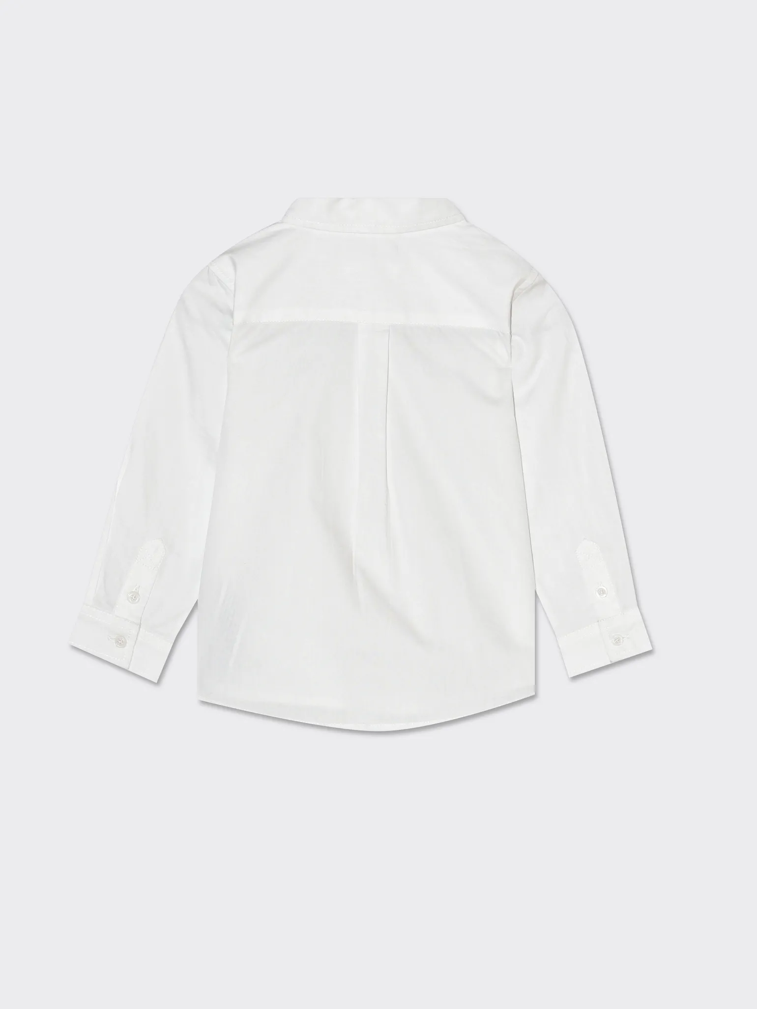 Piazza Italia Camicie<Camicia in cotone con ricamo linea basic - sporco