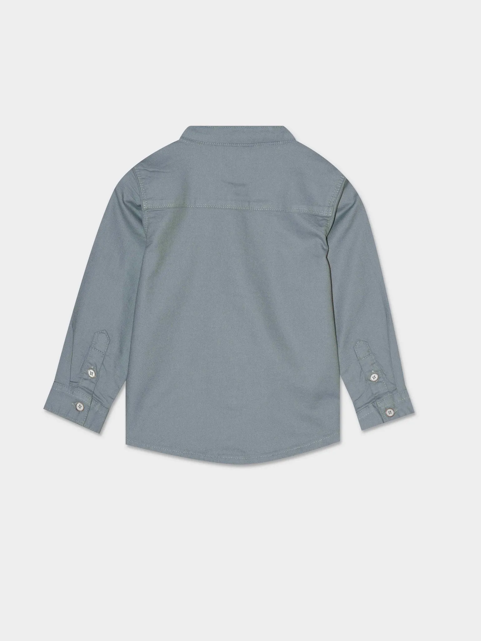 Piazza Italia Neonato | Camicie<Camicia in cotone con scollo alla coreana - cenere