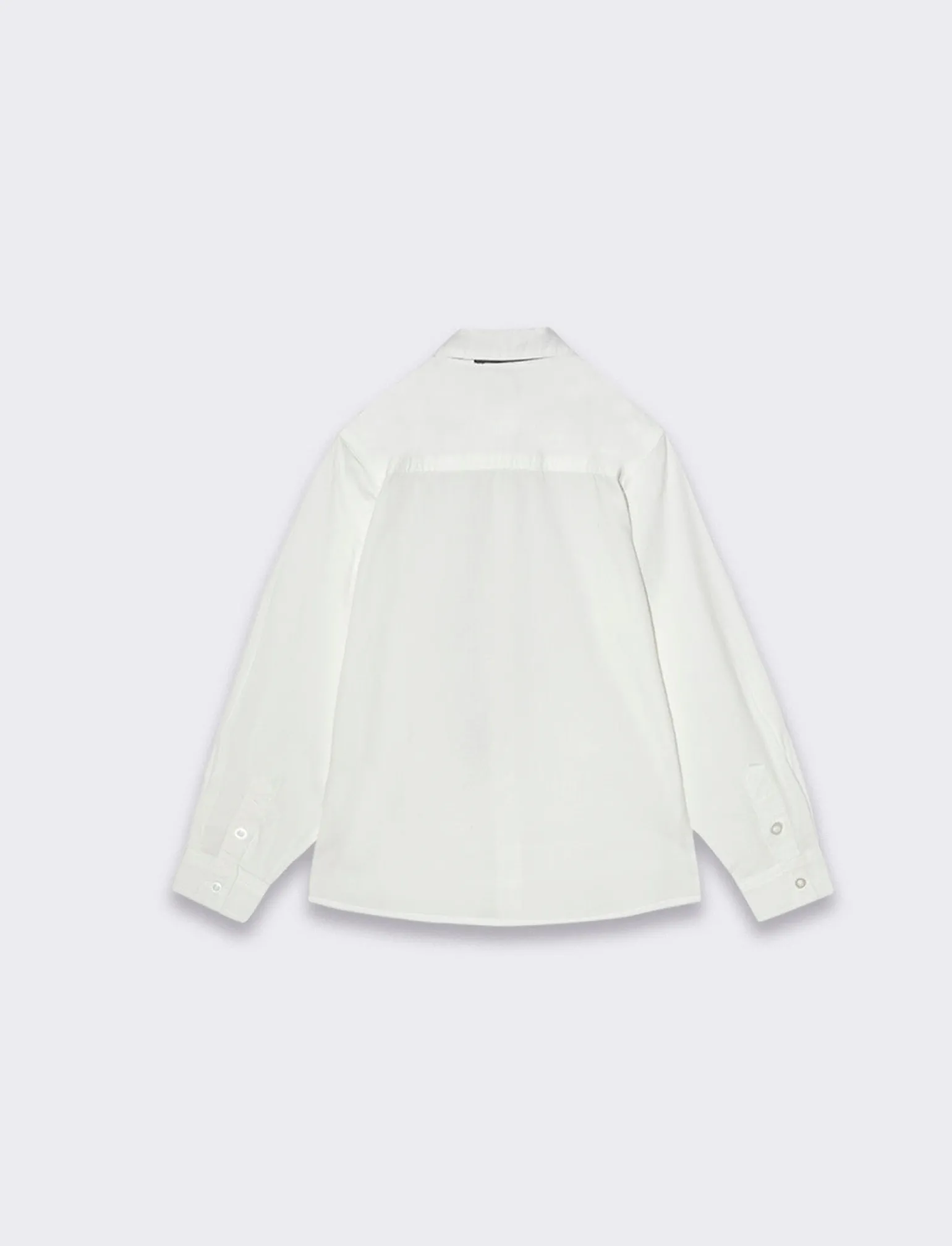 Bambino Piazza Italia Bambino | Camicie<Camicia in cotone modello regular e applicazione accessorio cravatta -