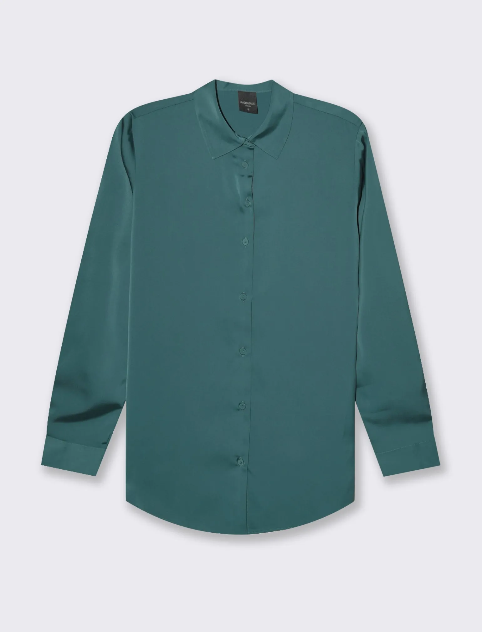 Donna Piazza Italia Donna | Camicie E Casacche<Camicia in satin manica lunga vestibilità comoda -