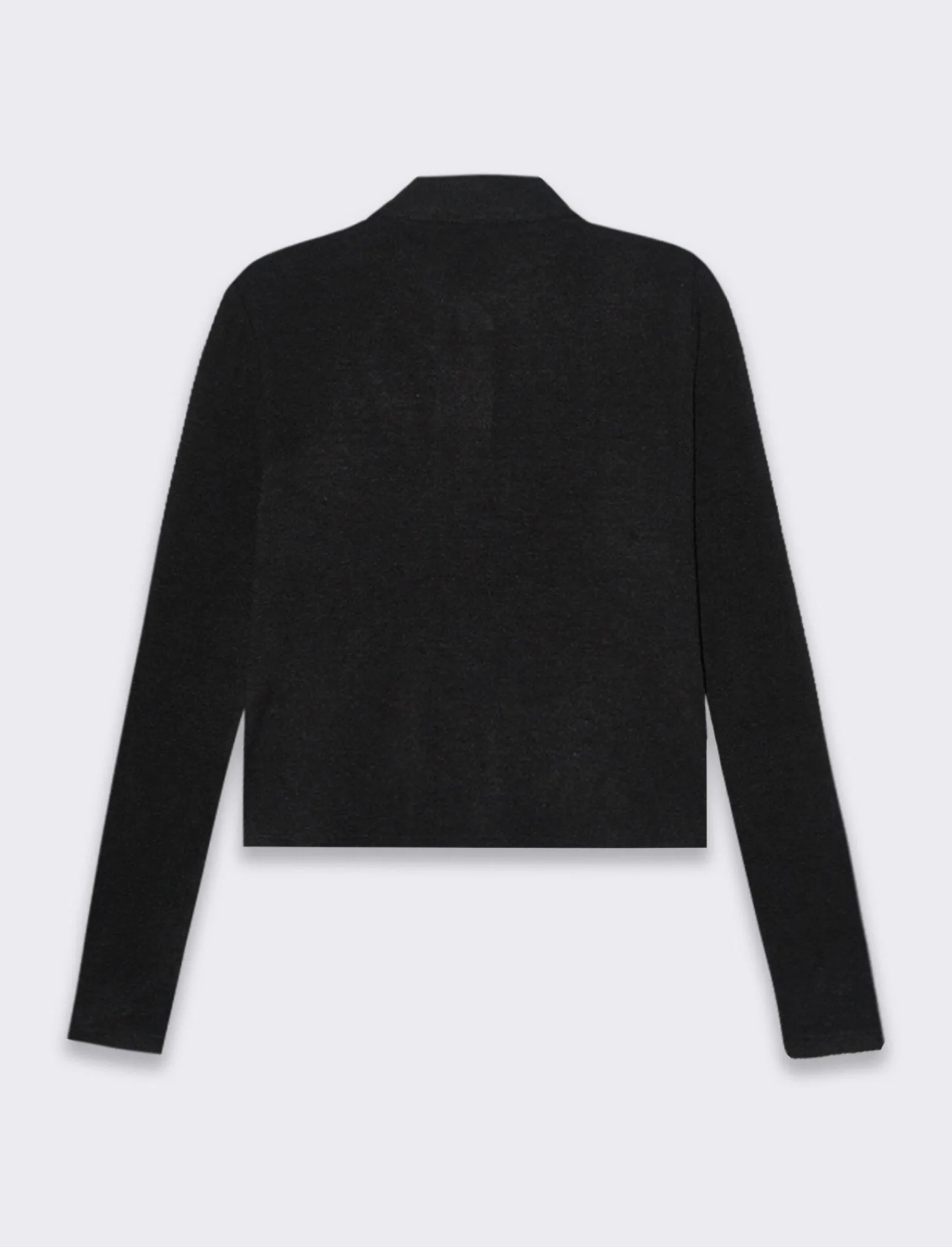 Donna Piazza Italia Donna | Camicie E Casacche<Camicia in tessuto di maglina vestibilità slim - Nero
