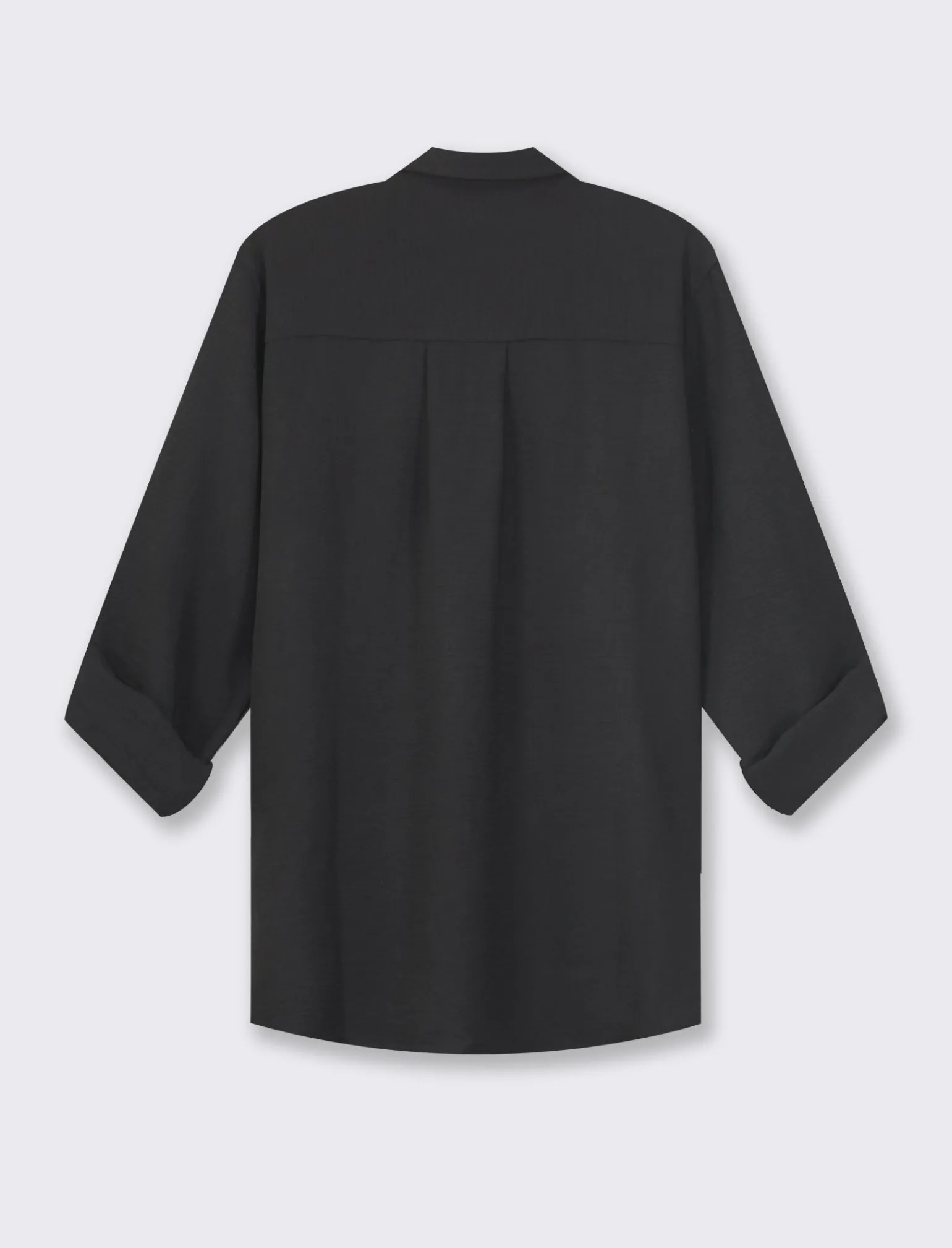 Donna Piazza Italia Camicie E Casacche<Camicia manica lunga in tessuto fluido con spalla scesa e alette sulla manica -