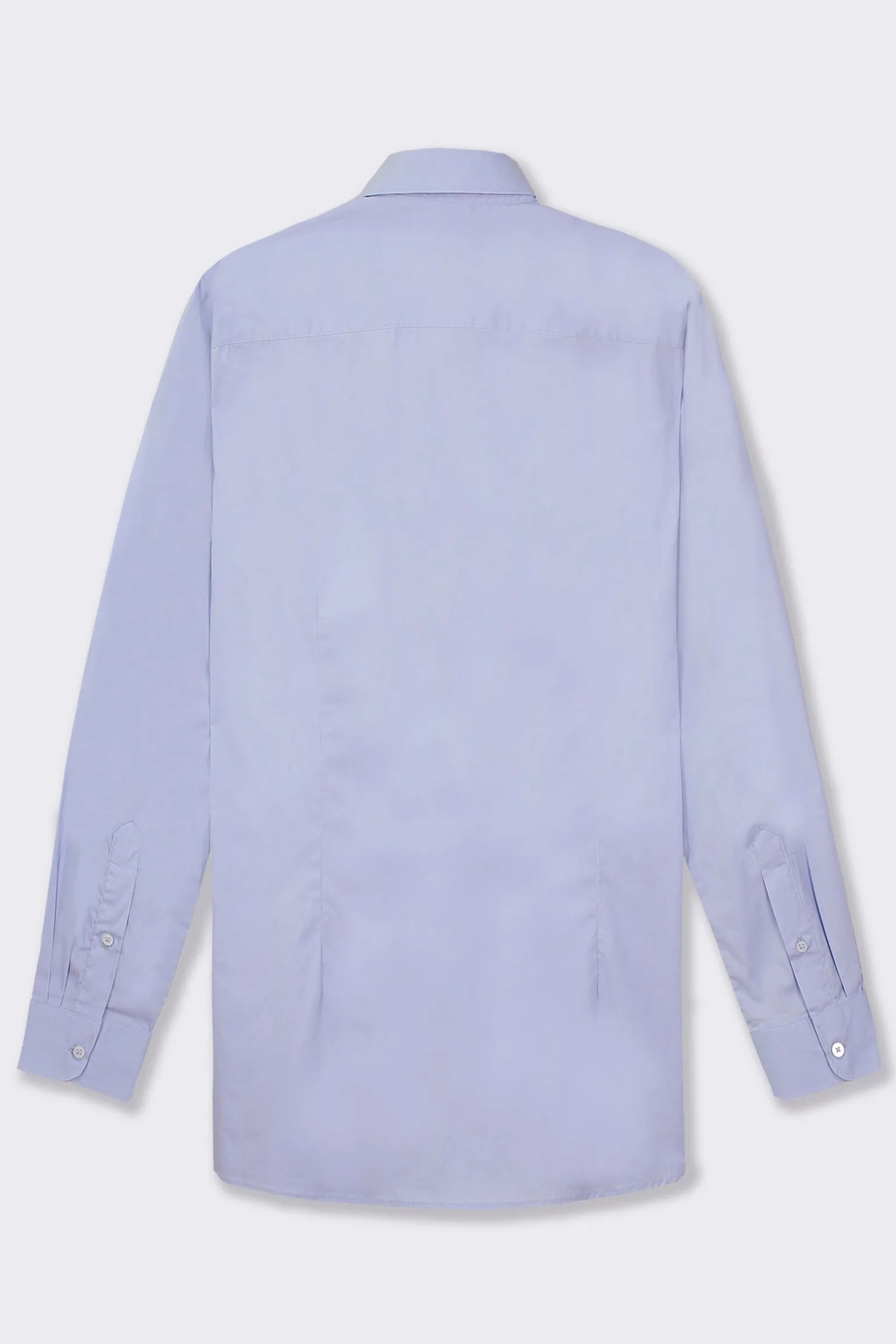 Uomo Piazza Italia Uomo | Camicie<Camicia realizzata in tessuto di cotone elasticizzato con collo francese e maniche lunghe - Celeste
