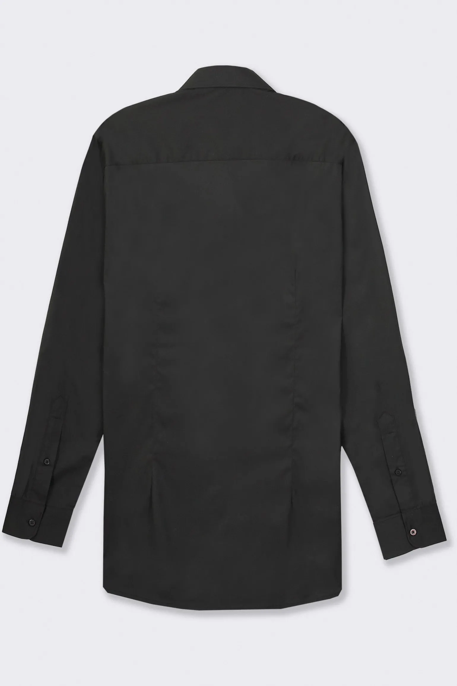 Uomo Piazza Italia Uomo | Camicie<Camicia realizzata in tessuto di cotone elasticizzato con collo francese e maniche lunghe -