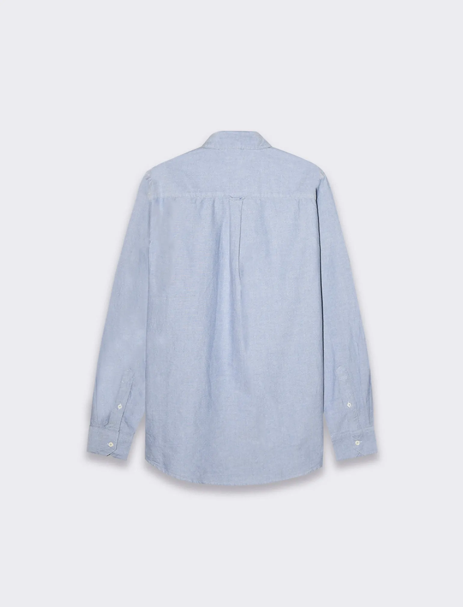 Uomo Piazza Italia Uomo | Camicie<Camicia regular fit in 100% cotone struttura oxford - Celeste