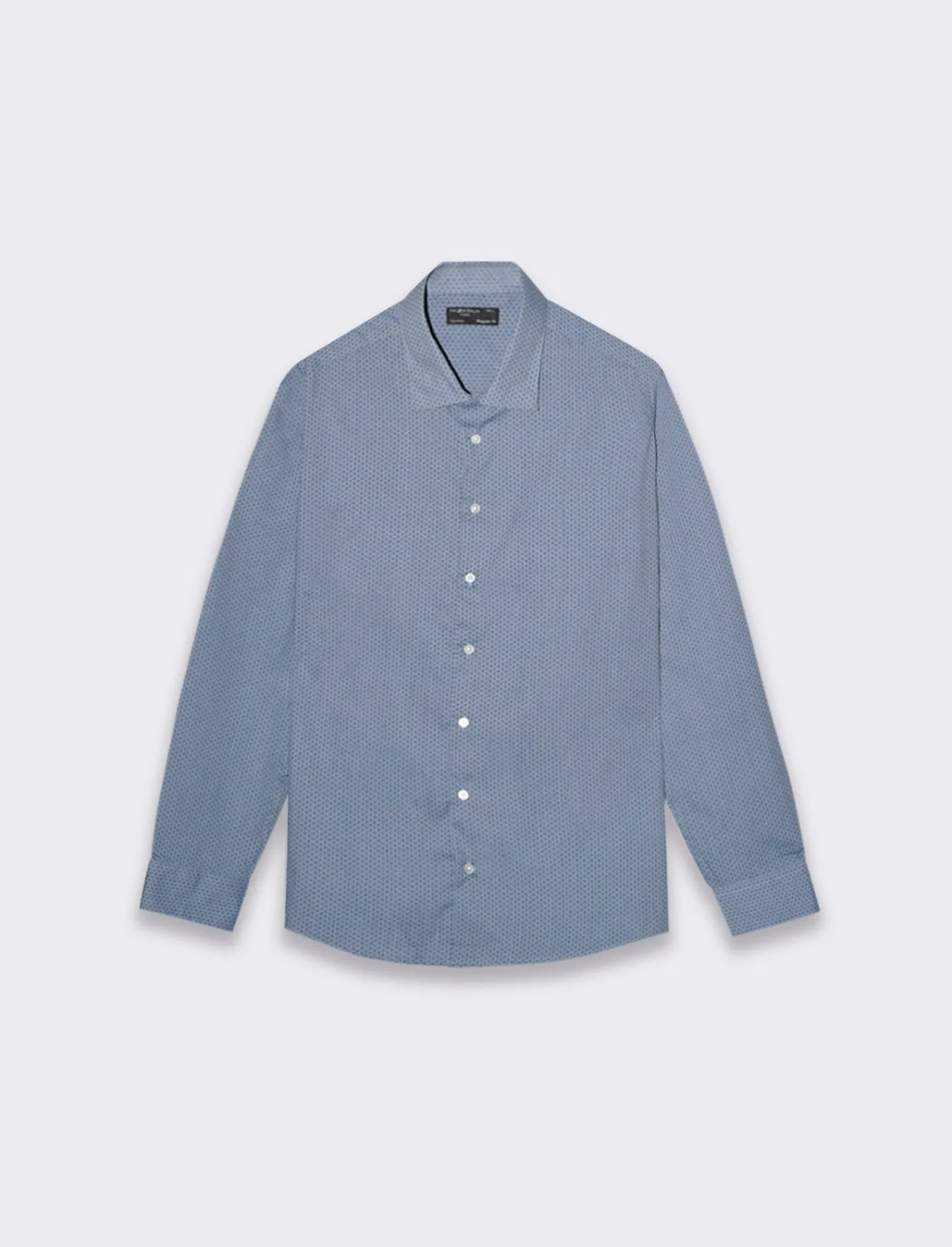 Uomo Piazza Italia Uomo | Camicie<Camicia regular fit in tessuto di misto cotone easy iron - CARTA DA ZUCCHERO