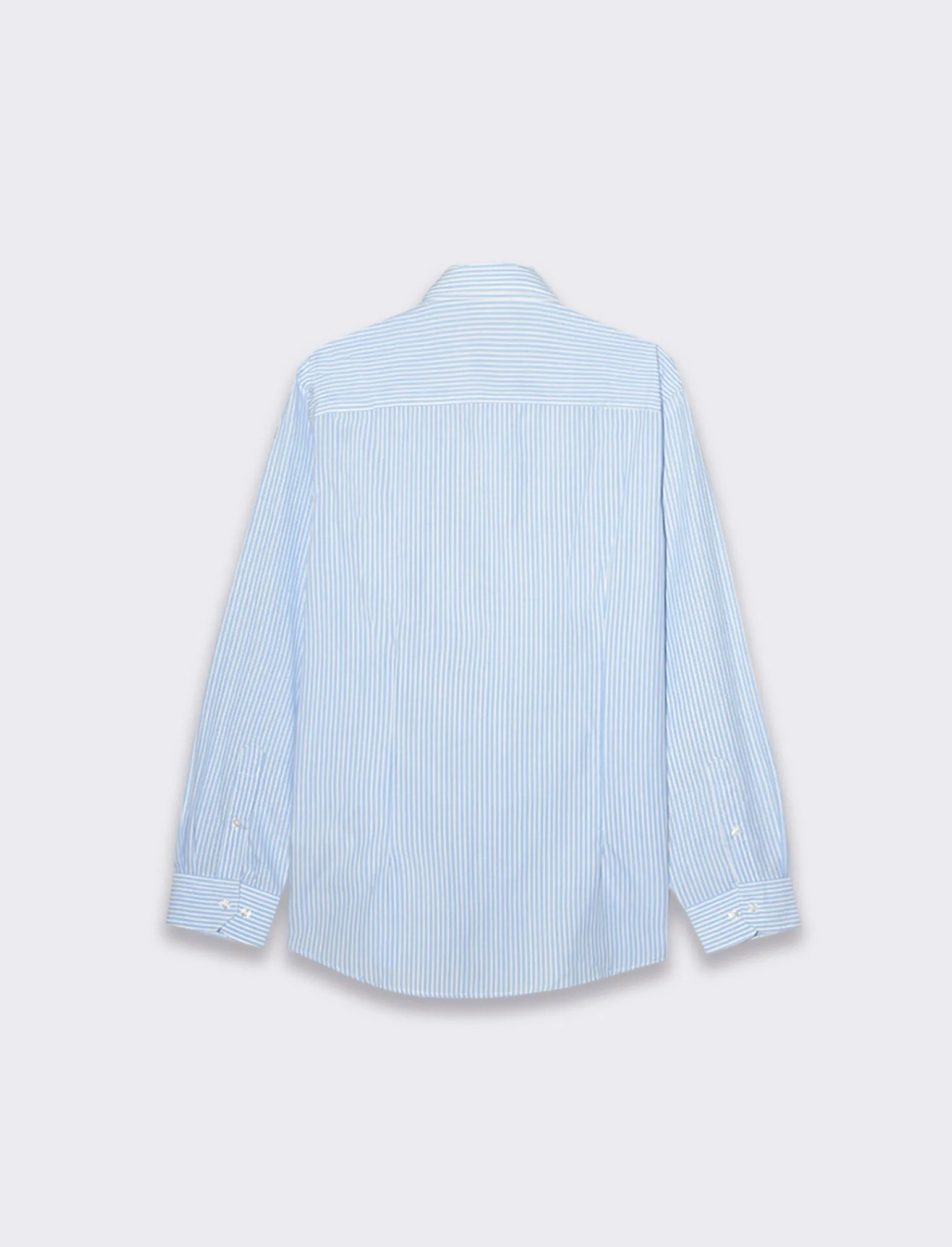 Uomo Piazza Italia Camicie<Camicia regular fit in tessuto di misto cotone easy iron con collo francese e maniche lunghe -