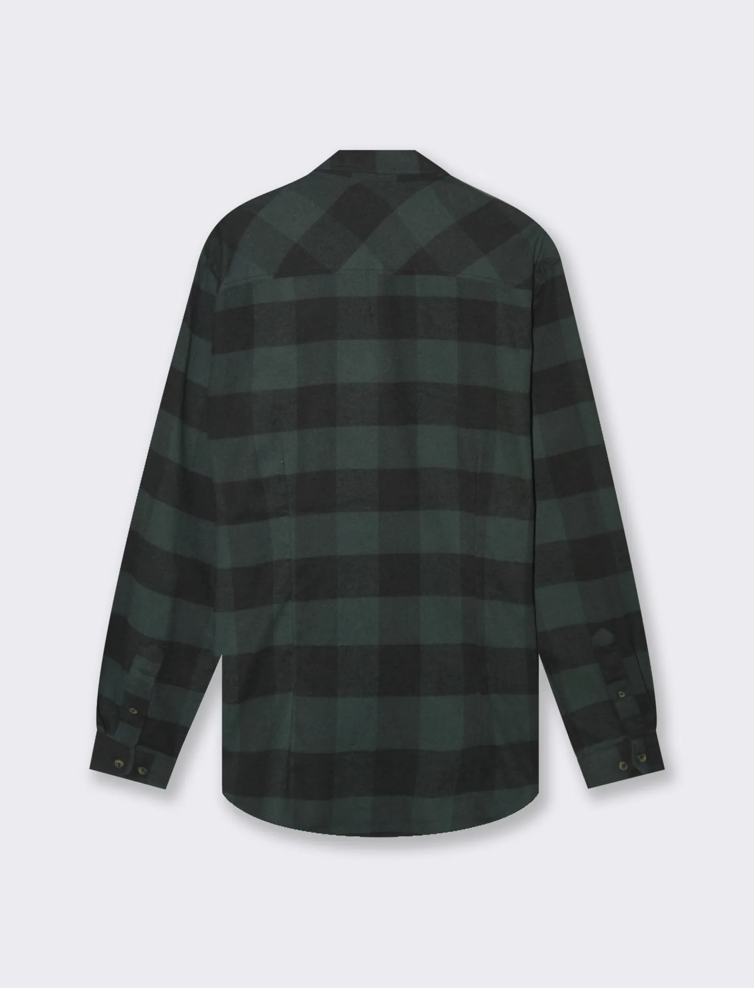 Uomo Piazza Italia Uomo | Camicie<Camicia regular fit in tessuto flanella collo italiano - scuro