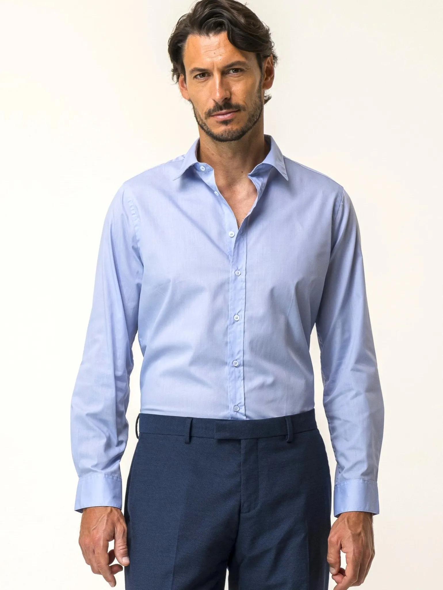 Uomo Piazza Italia Camicie<Camicia regular fit realizzata in tessuto di misto cotone easy iron -