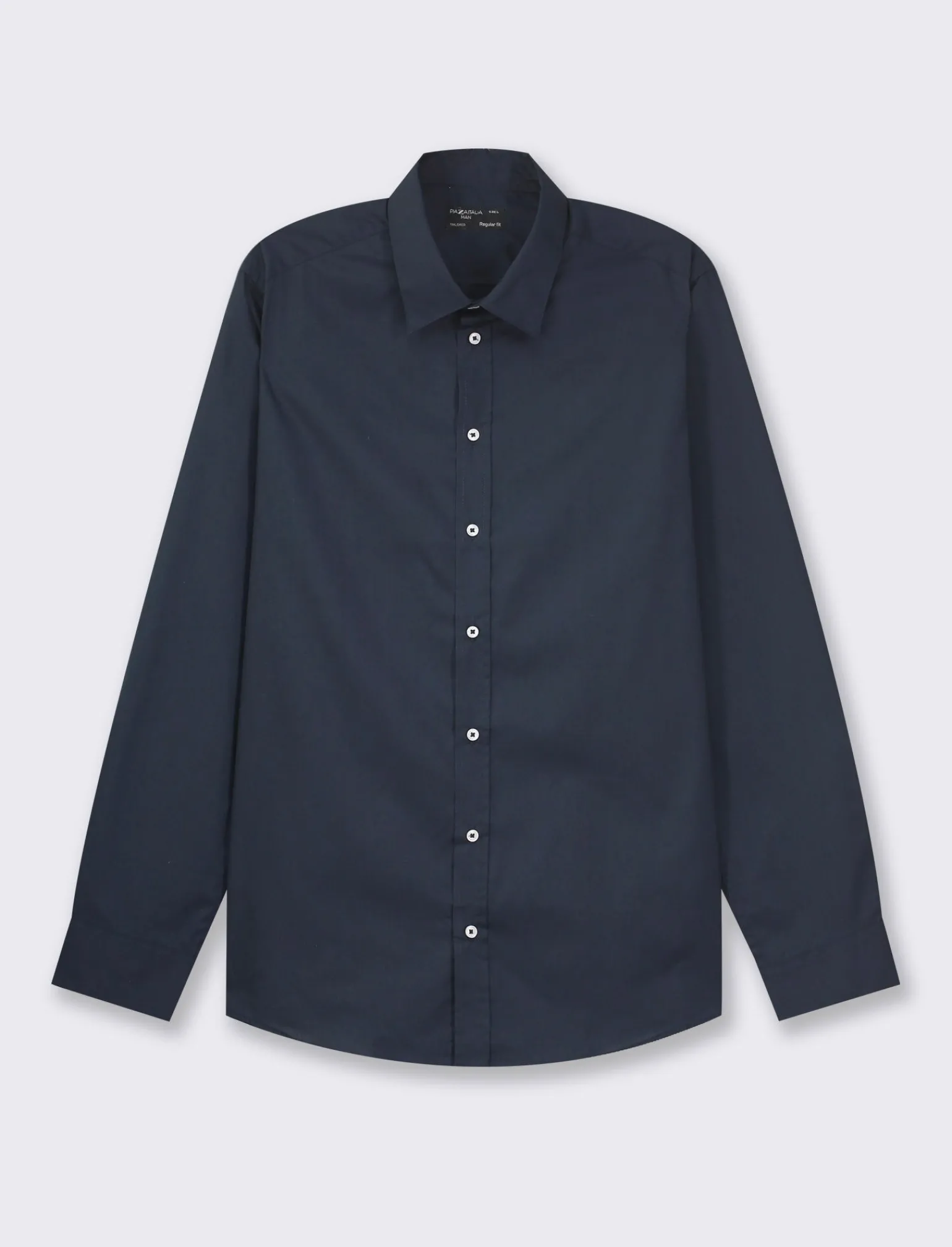 Uomo Piazza Italia Camicie<Camicia regular fit realizzata in tessuto di misto cotone easy iron -