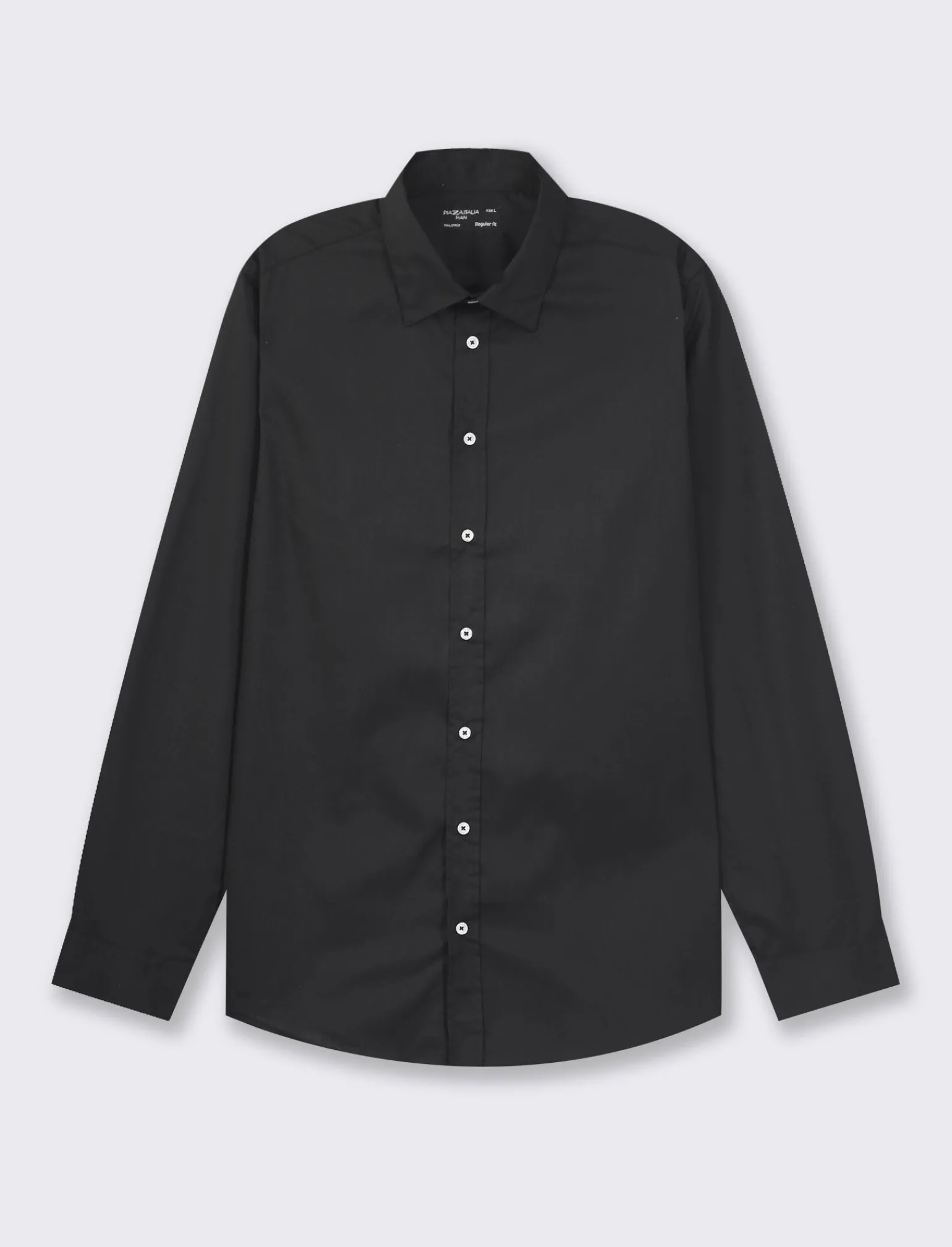 Uomo Piazza Italia Camicie<Camicia regular fit realizzata in tessuto di misto cotone easy iron -