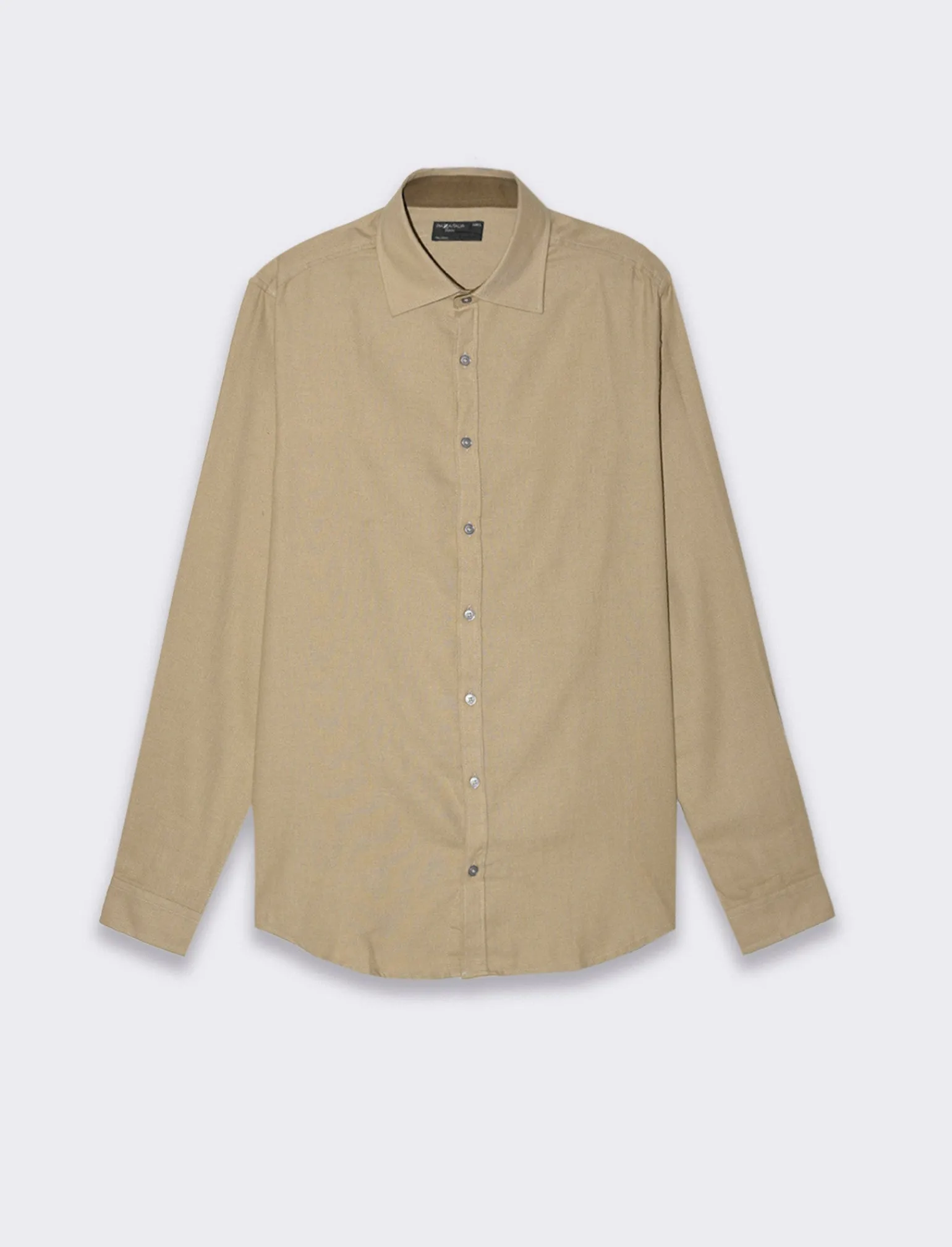 Uomo Piazza Italia Camicie<Camicia regular fit realizzata in tessuto flanella di misto cotone -