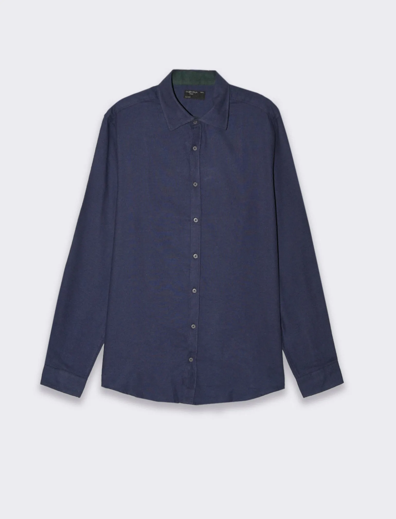 Uomo Piazza Italia Camicie<Camicia regular fit realizzata in tessuto flanella di misto cotone -
