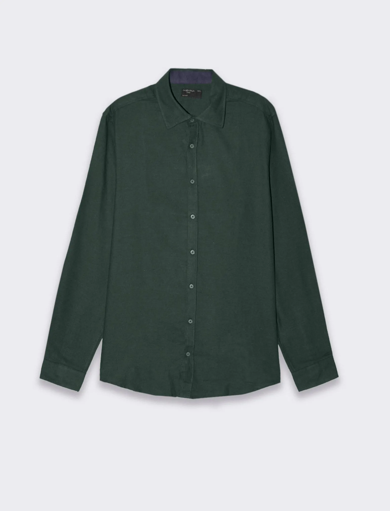 Uomo Piazza Italia Camicie<Camicia regular fit realizzata in tessuto flanella di misto cotone -