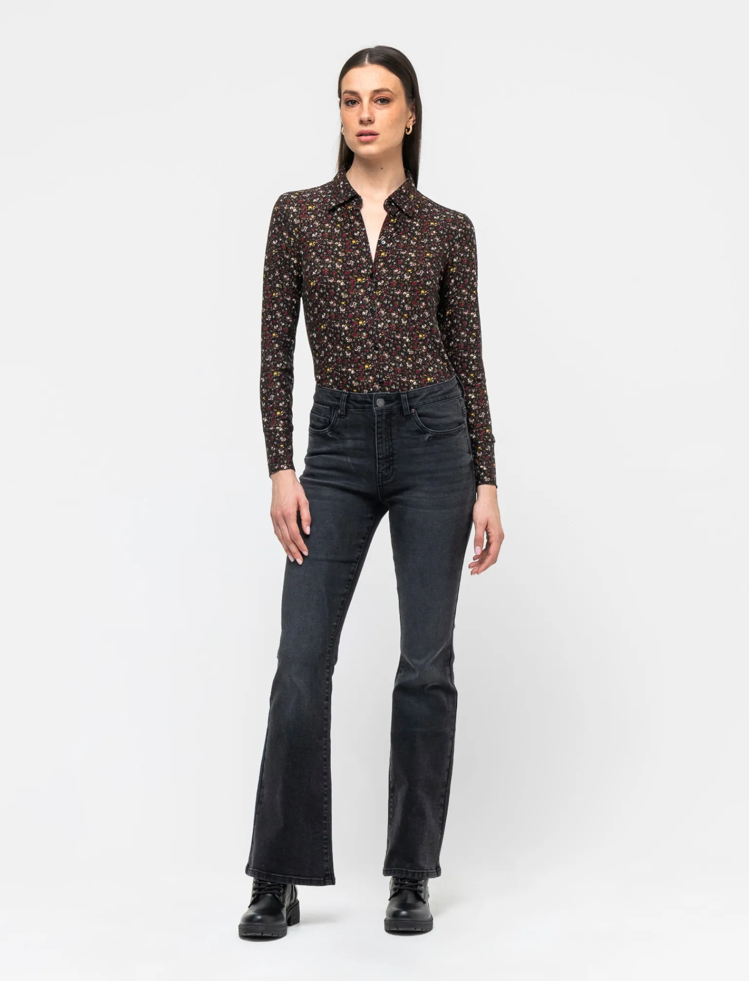 Donna Piazza Italia Donna | Camicie E Casacche<Camicia slim in morbido tessuto in diverse fantasie - var 1