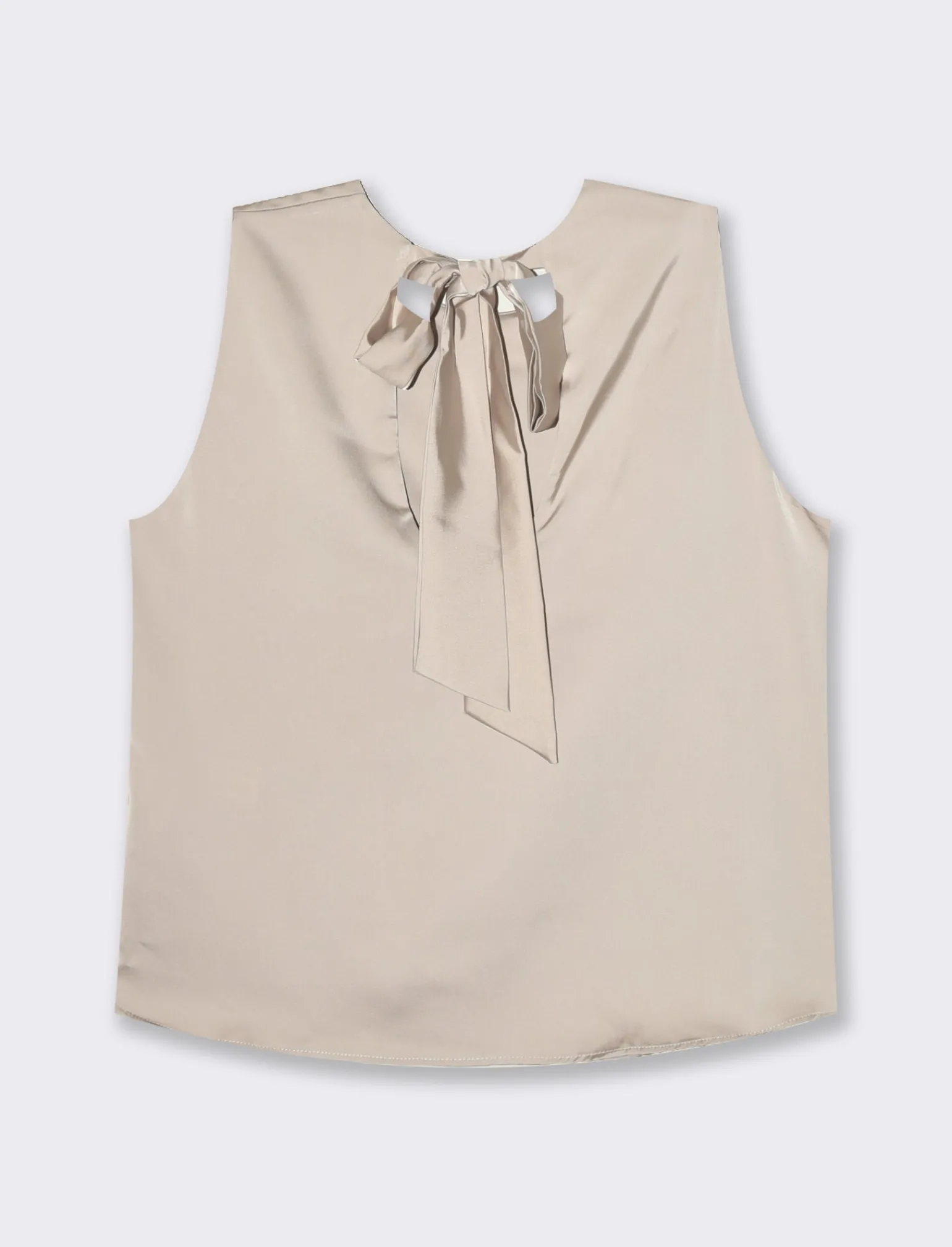 Donna Piazza Italia Donna | T-Shirt E Top<Canotta con chiusura a fiocco sul retro del collo  -