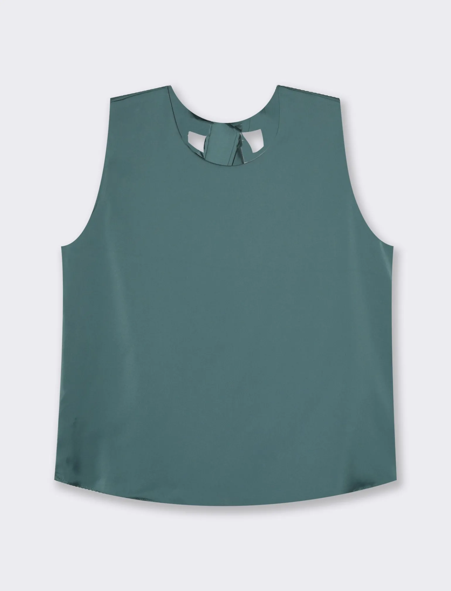 Donna Piazza Italia Donna | T-Shirt E Top<Canotta con chiusura a fiocco sul retro del collo  -