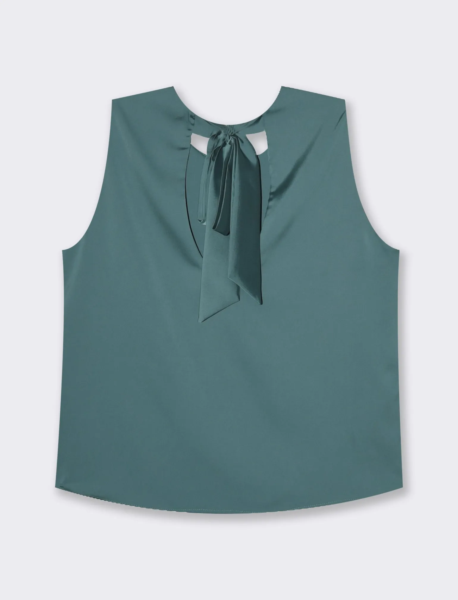 Donna Piazza Italia Donna | T-Shirt E Top<Canotta con chiusura a fiocco sul retro del collo  -