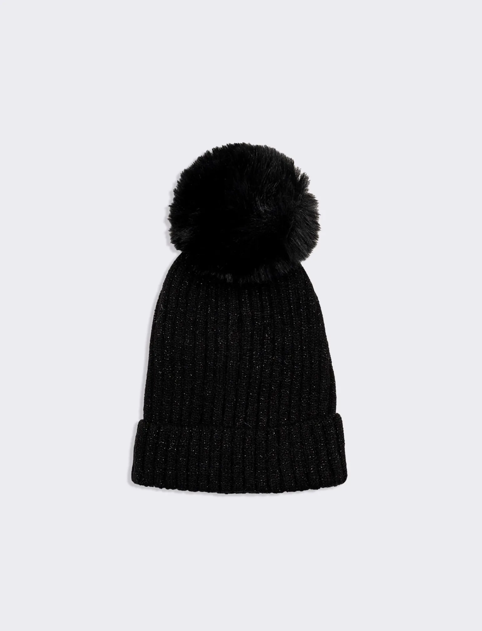 Piazza Italia Cappelli E Berretti<Cappello da bambina lurex a coste con pon pon -