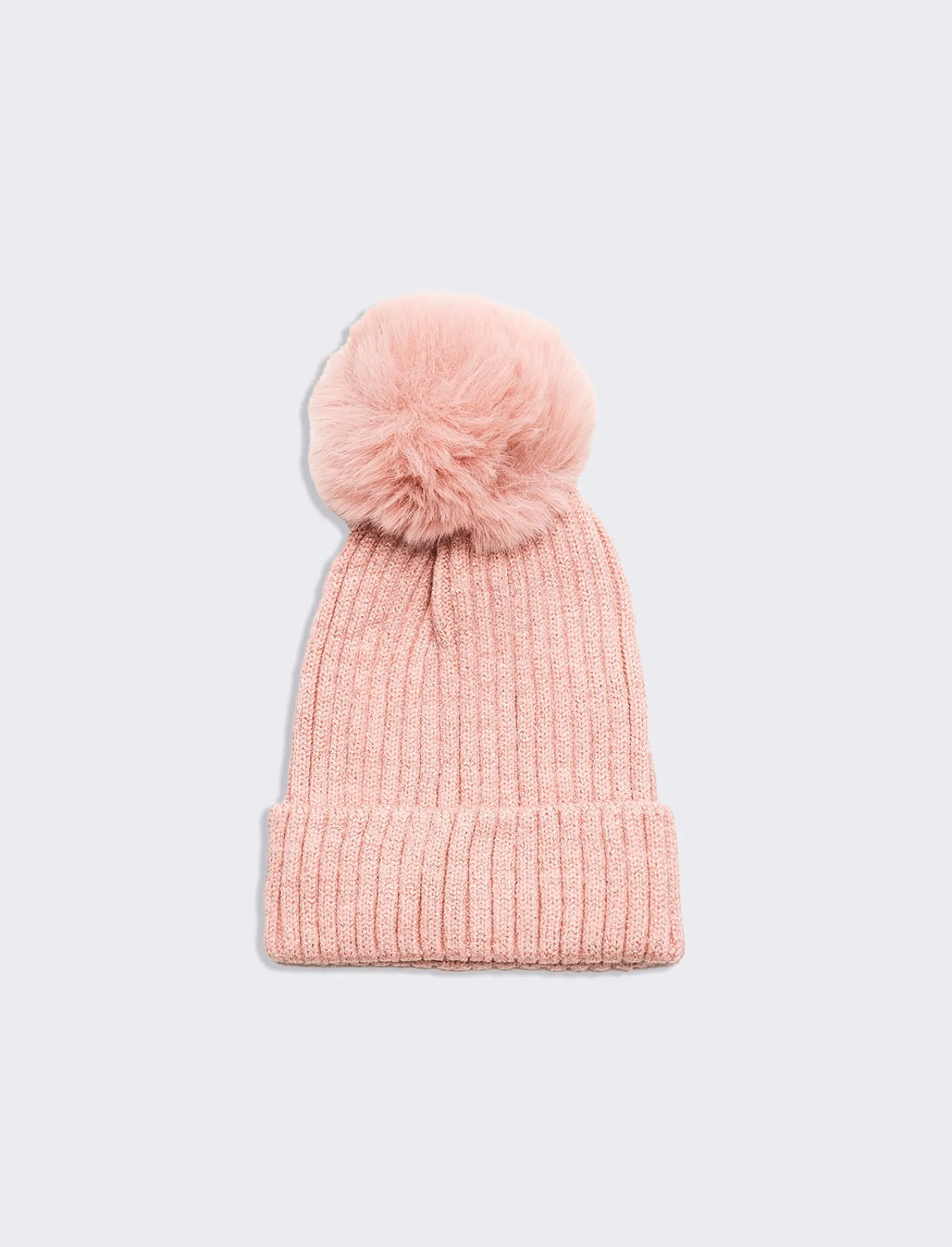 Piazza Italia Cappelli E Berretti<Cappello da bambina lurex a coste con pon pon -