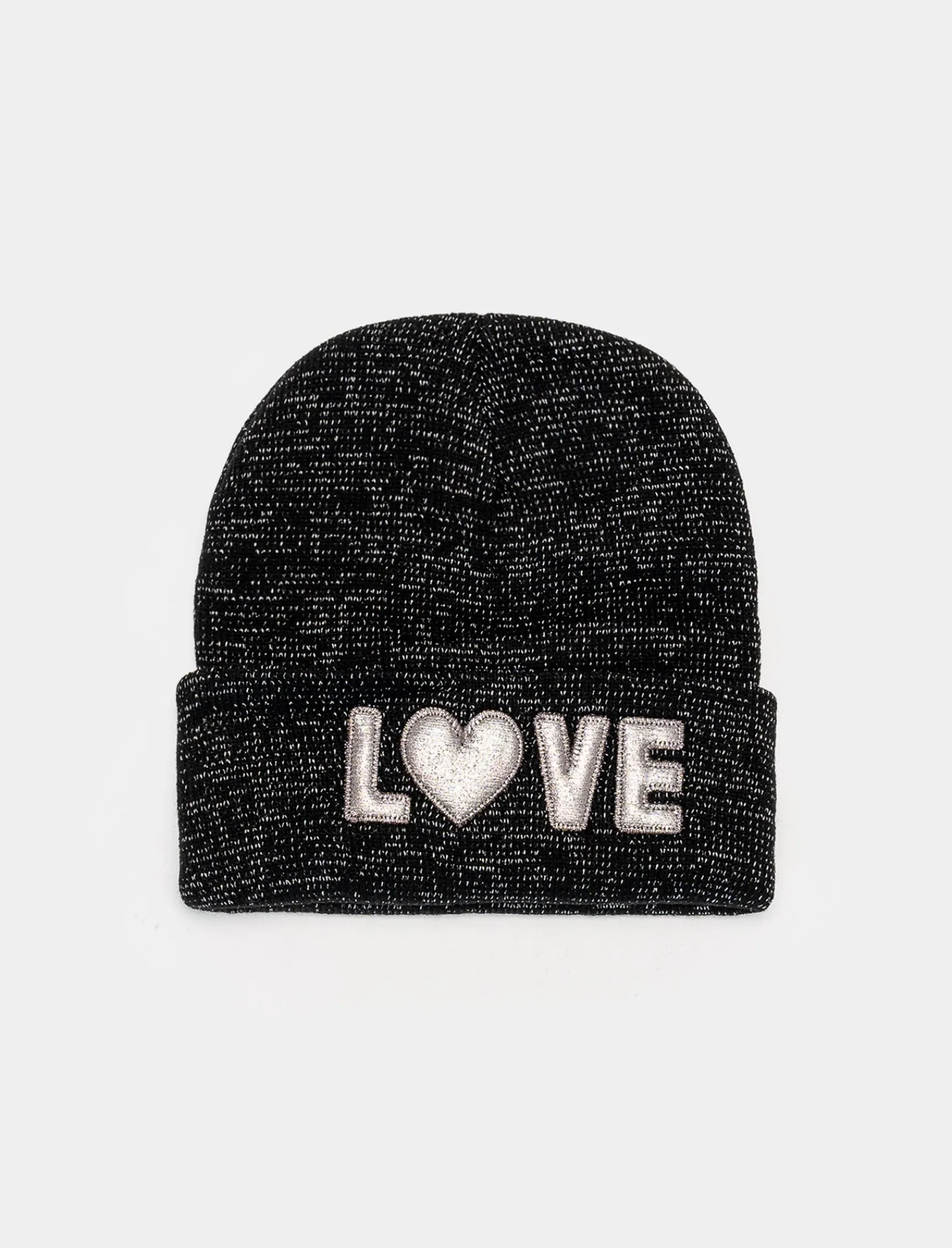 Piazza Italia Cappelli E Berretti<Cappello modello cuffia patch love da bambina - Nero