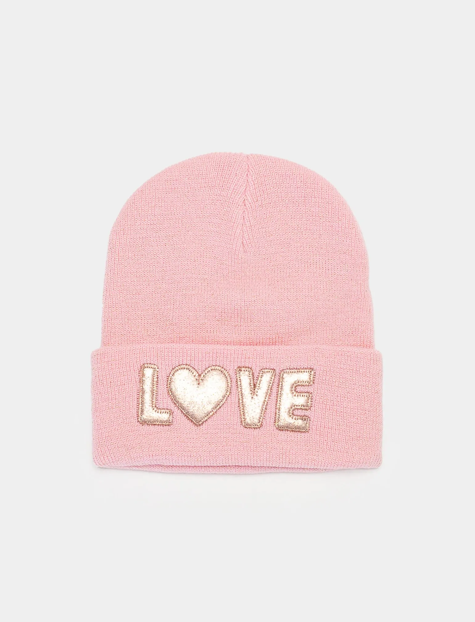 Piazza Italia Cappelli E Berretti<Cappello modello cuffia patch love da bambina - Rosa