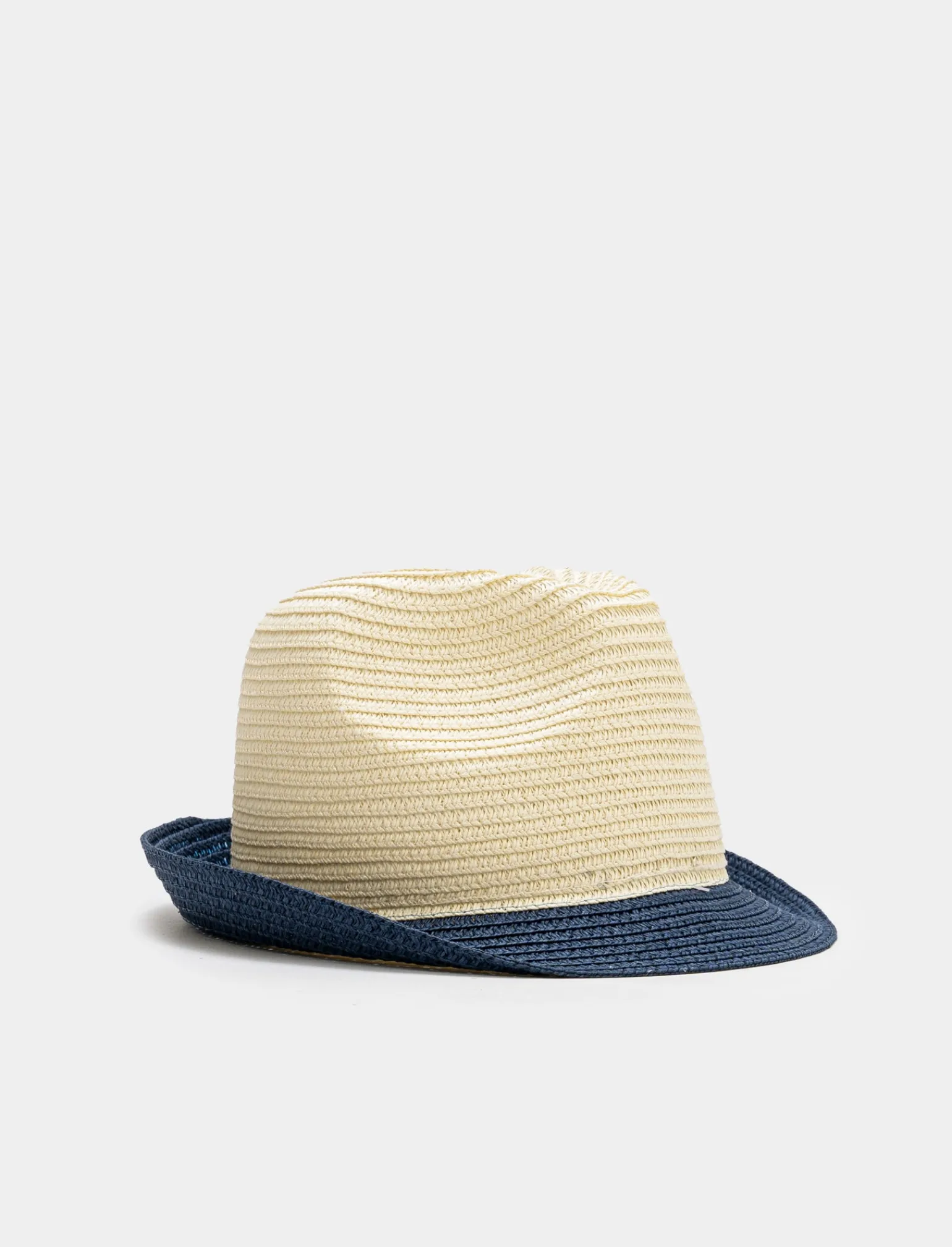 Uomo Piazza Italia Uomo<Cappello uomo falda rigida bicolor - -blu