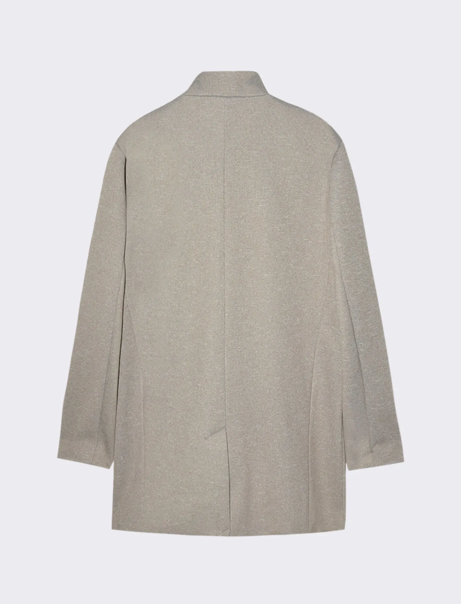 Uomo Piazza Italia Giubbini E Cappotti<Cappotto con collo alla coreana e tasche a filetto sui fianchi - Beige