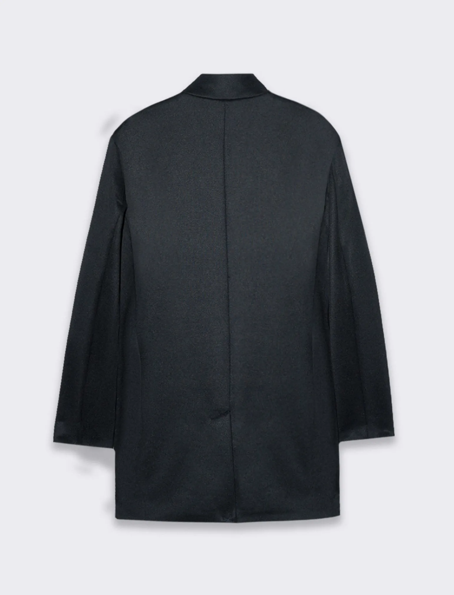 Uomo Piazza Italia Giubbini E Cappotti<Cappotto con collo alla coreana e tasche a filetto sui fianchi - Blu