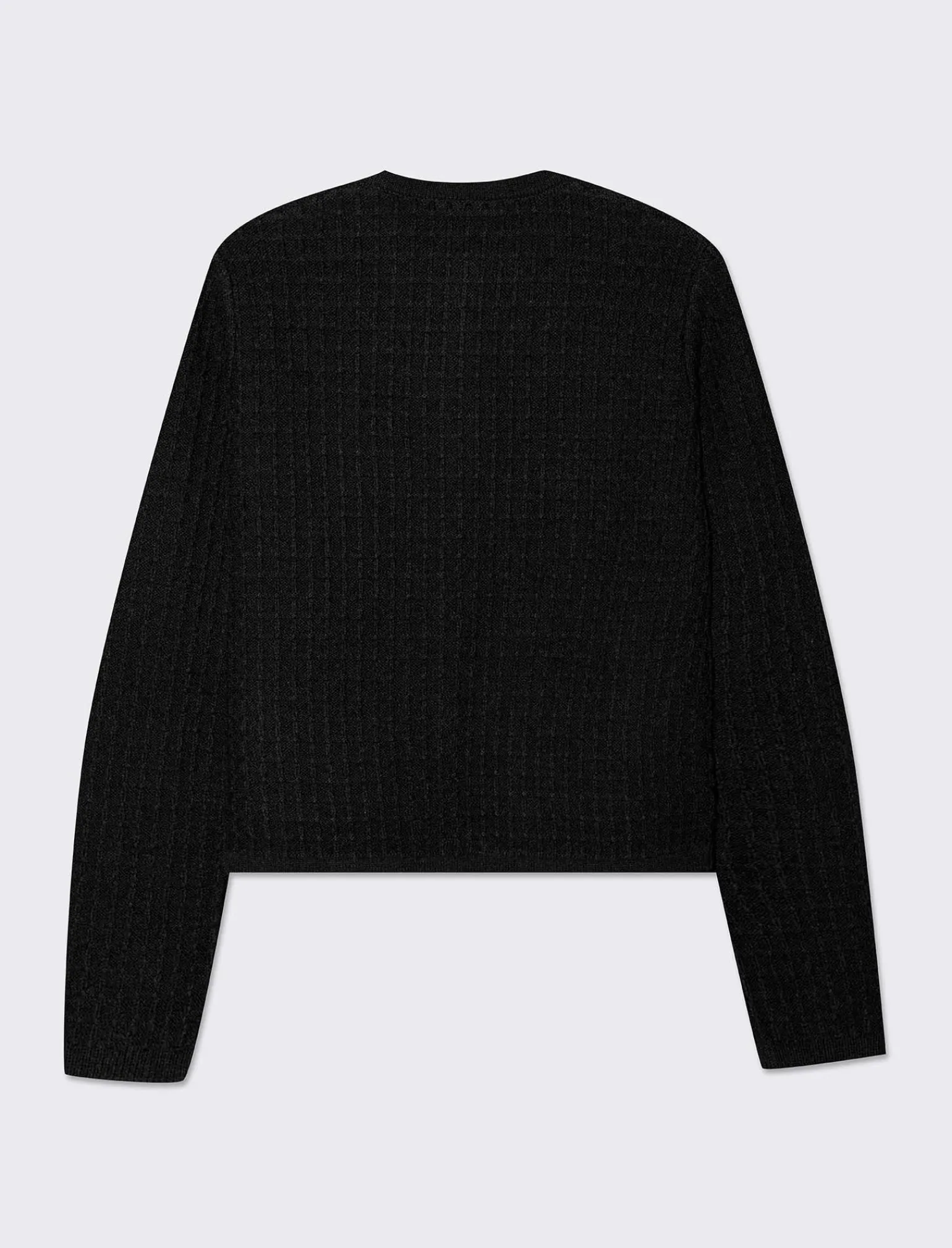 Donna Piazza Italia Maglieria<Cardigan corto con bottoni utilites effetto metallo dorato -