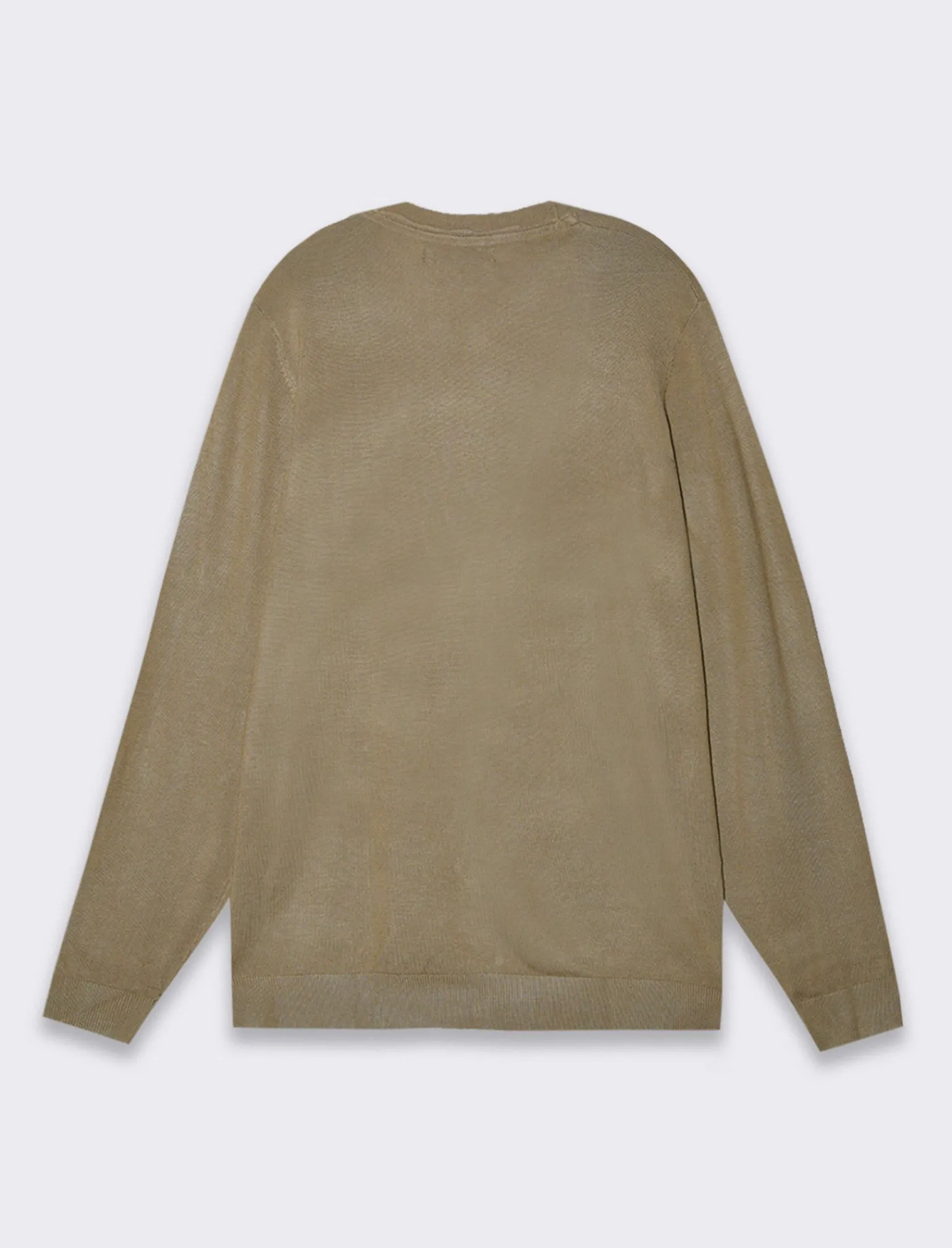 Uomo Piazza Italia Uomo | Maglieria<Cardigan regular fitcon costina al collo - Grigio tortora