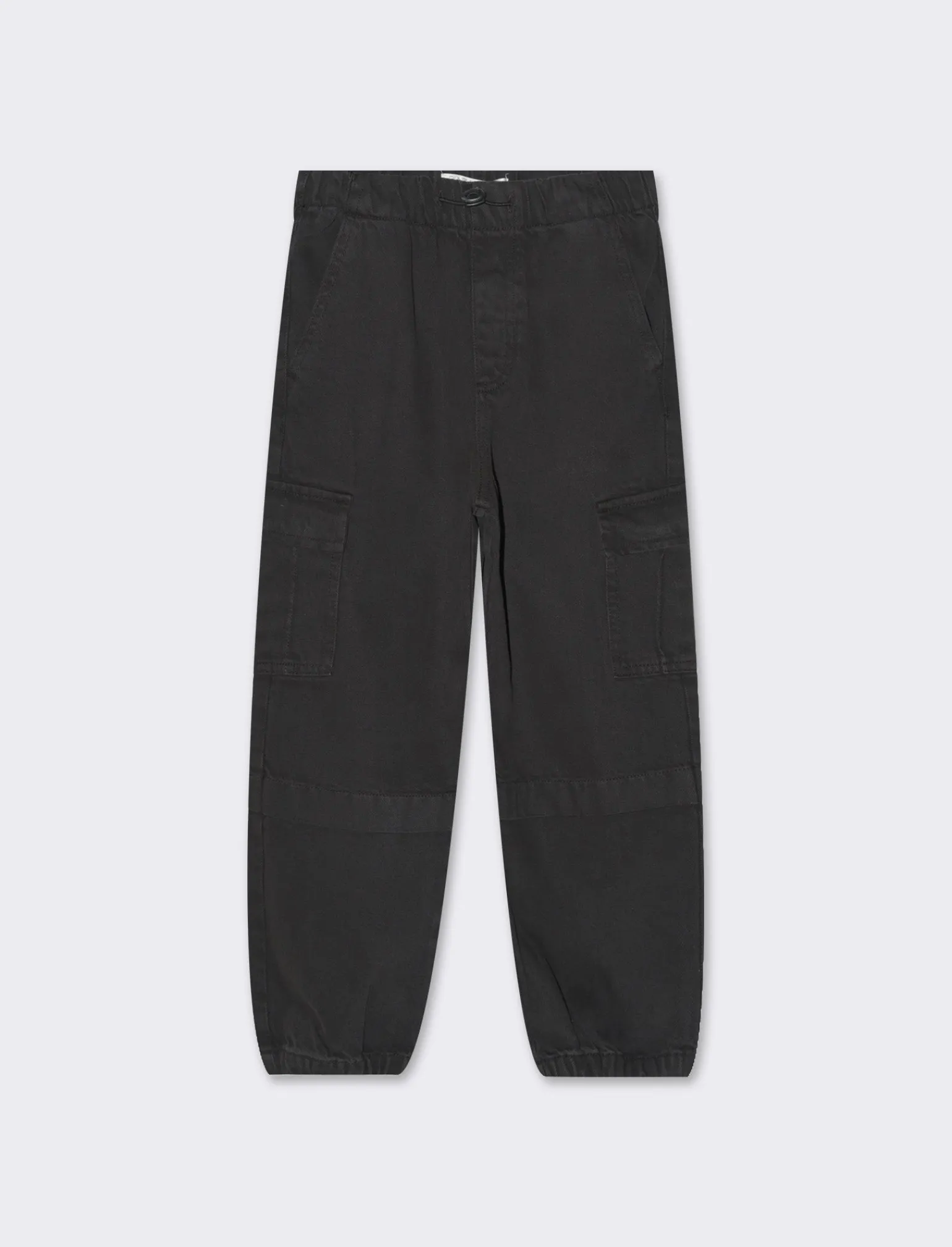 Bambino Piazza Italia Bambino | Jeans<Cargo in denim vestibilitÃ  loose - Nero