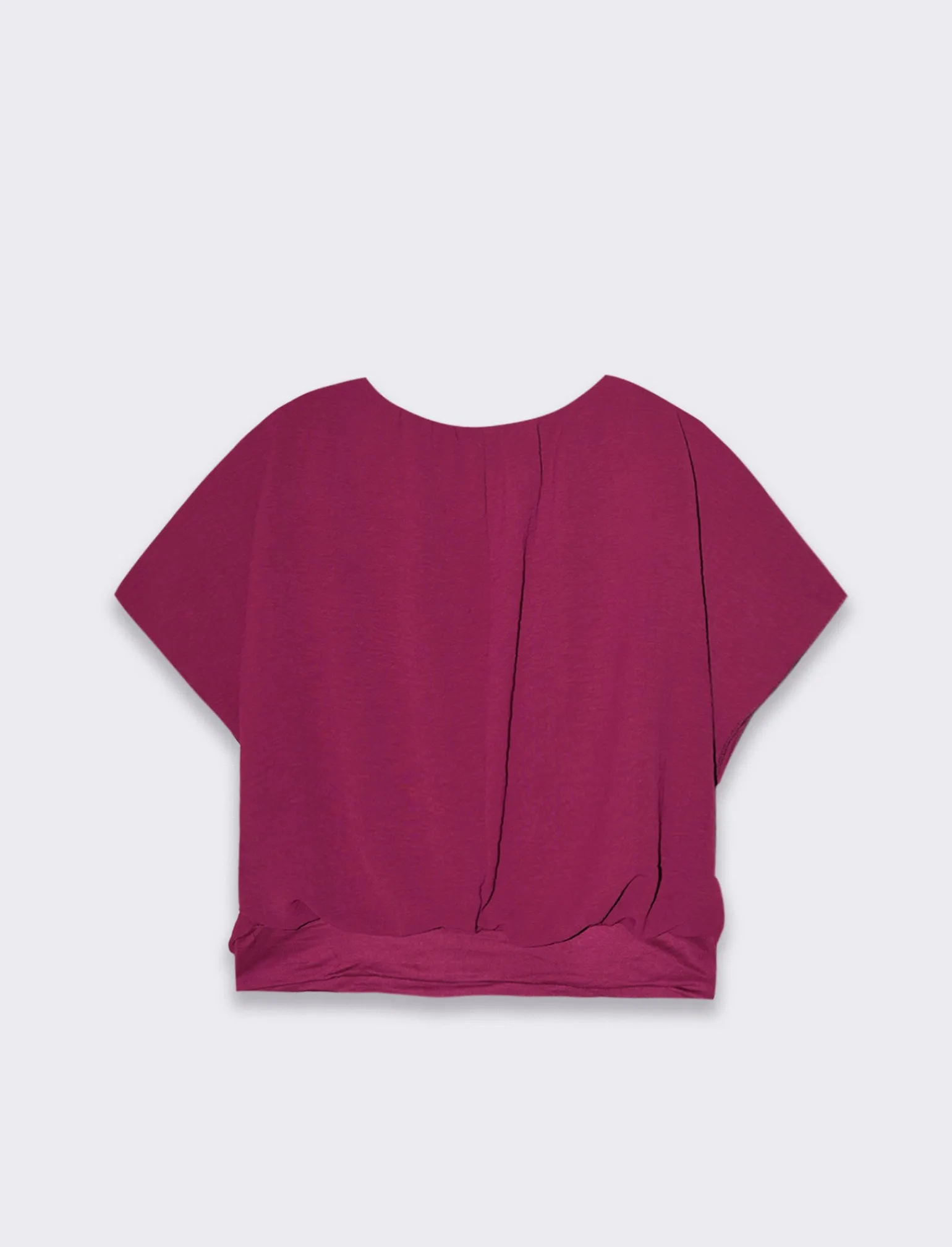 Donna Piazza Italia Camicie E Casacche<Casacca a manica corta con collana - Magenta