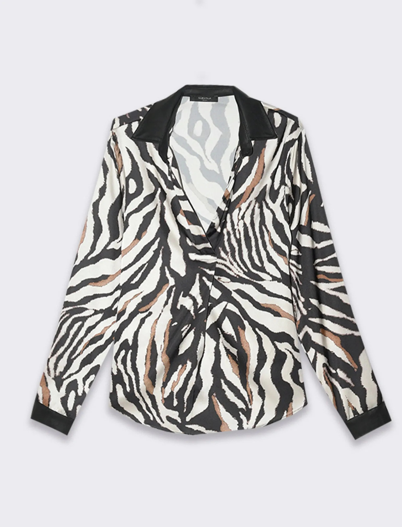 Donna Piazza Italia Camicie E Casacche<Casacca collo camicia stampata - Zebrato